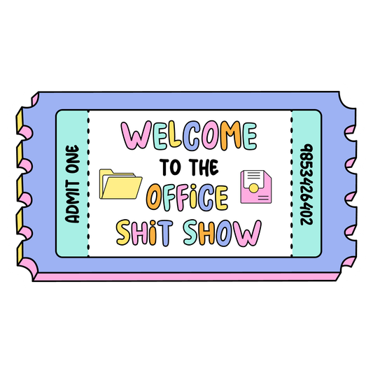 Workplace Stickers - Welcome to the Office Shitshow