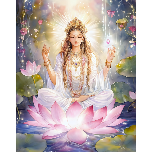 Lakshmi Mata Poster – Goddess of Wealth & Prosperity Wall Art | Hindu Spiritual Print – Lakshmi mata 13