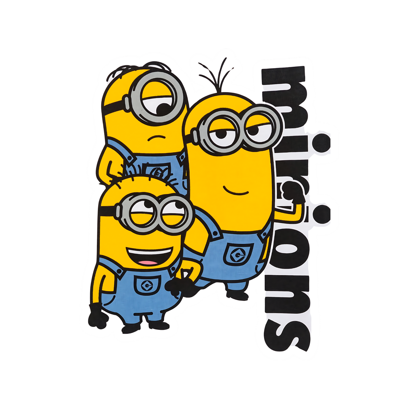 Minions Stickers - Cartoon Minions Trio