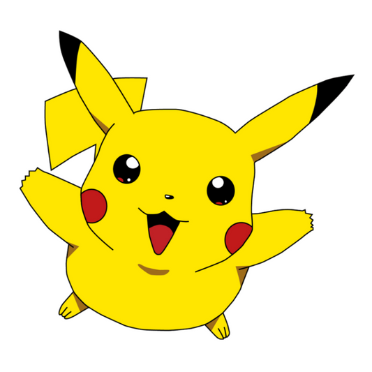 Pokemon Stickers - Playful Pikachu
