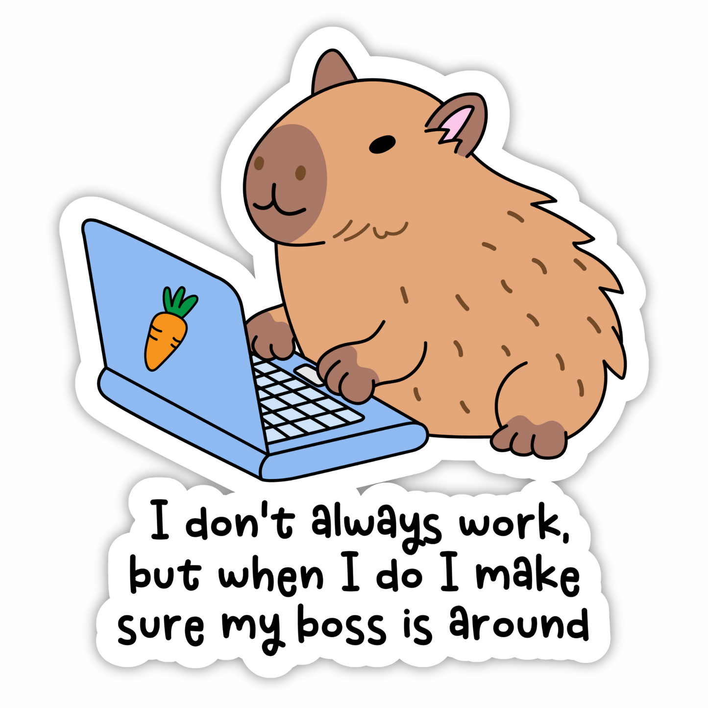 Workplace Stickers - F-Word Like a Comma (Colorful)