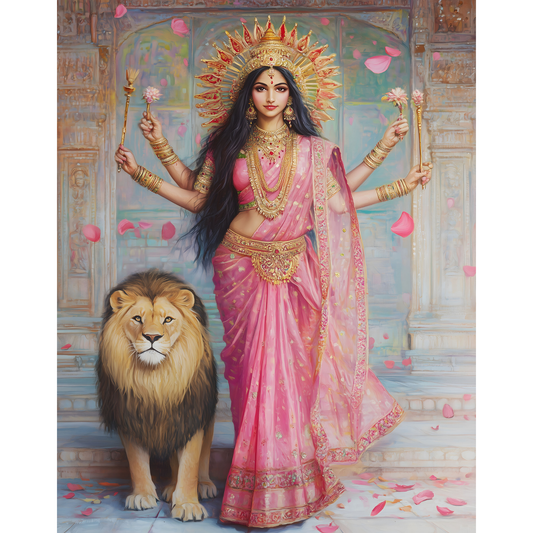 Lakshmi Mata Poster – Goddess of Wealth & Prosperity Wall Art | Hindu Spiritual Print – Lakshmi mata 3