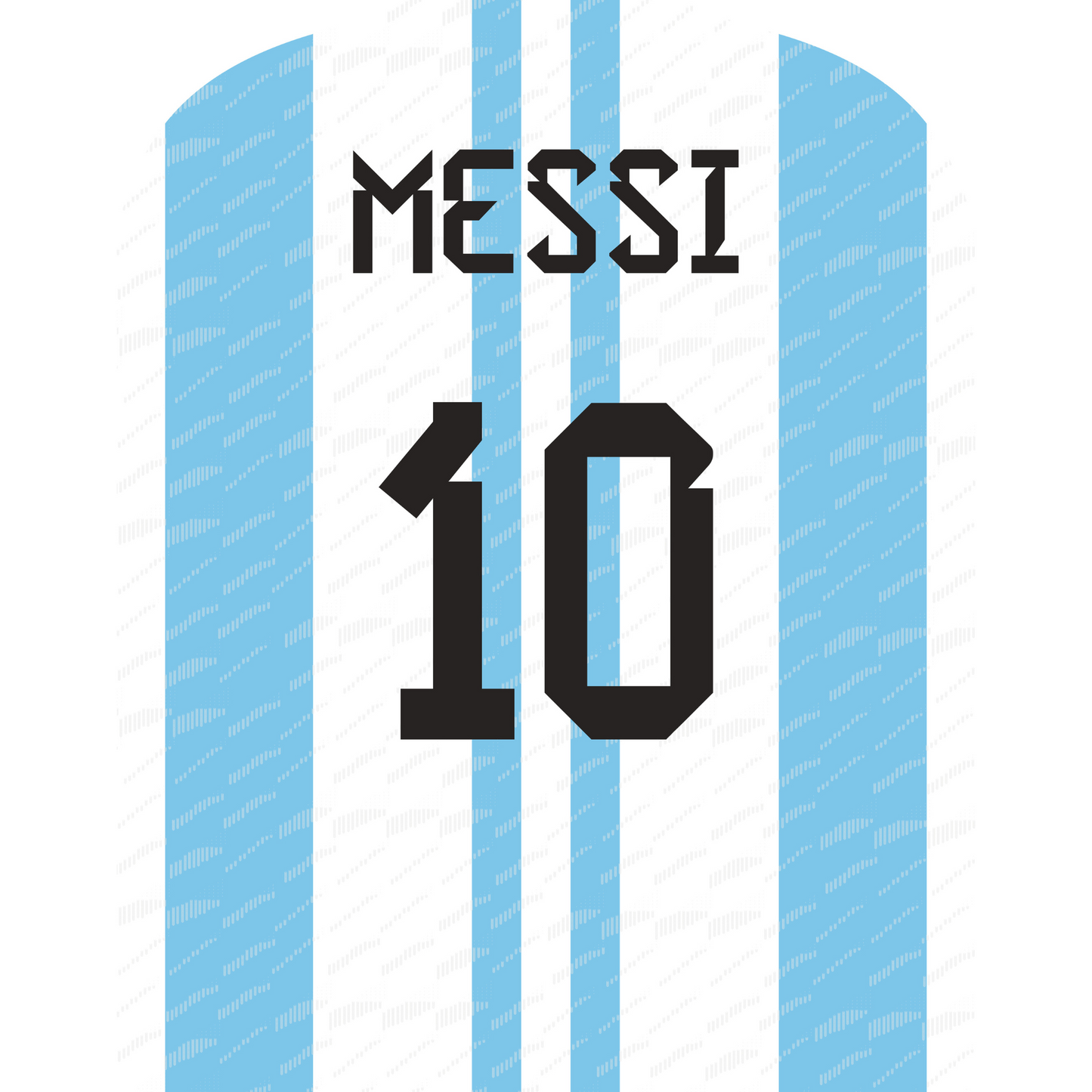 Football Legends Poster Collection – Ronaldo, Messi & Neymar Wall Art – Messi Albiceleste
