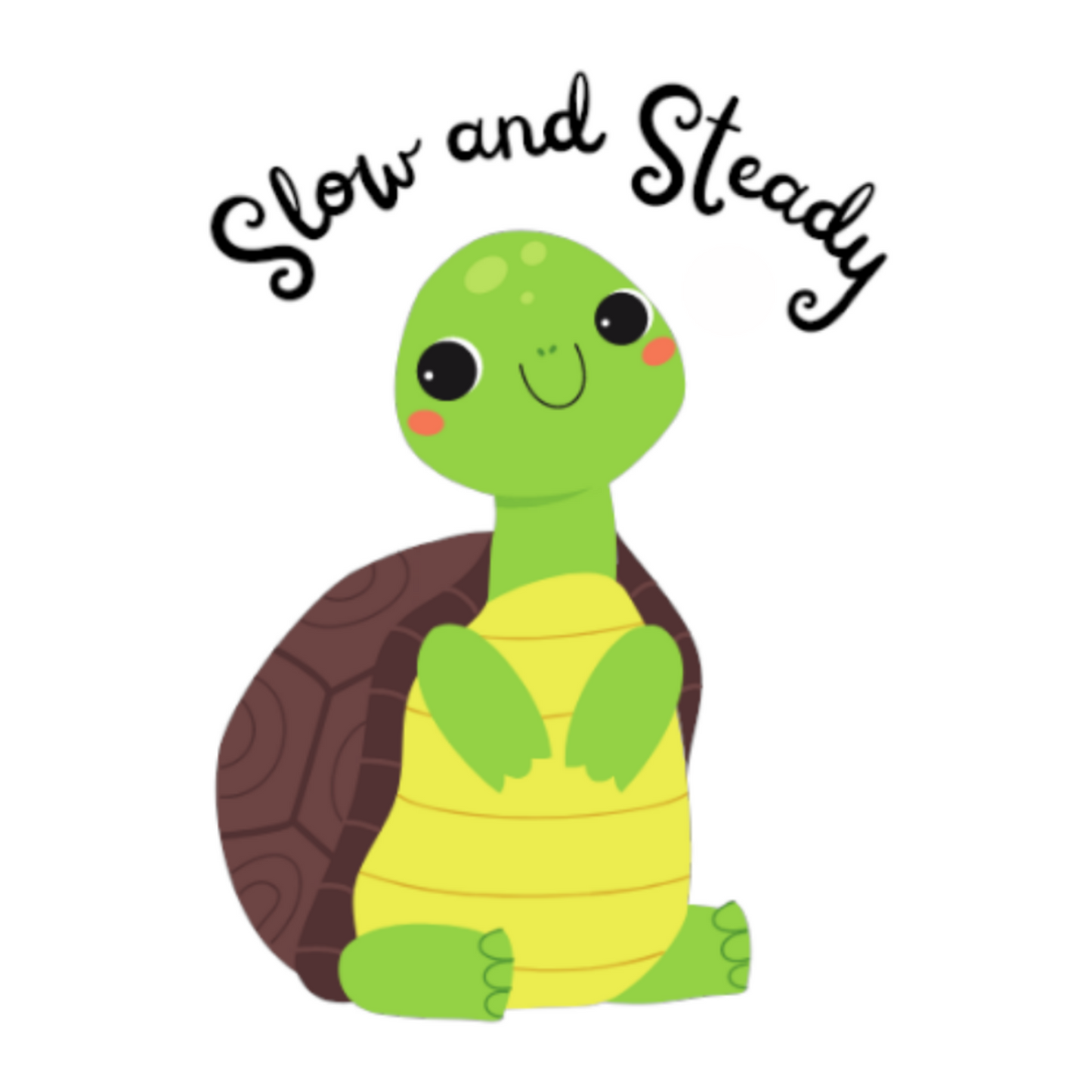 Pun Stickers - Slow and Steady