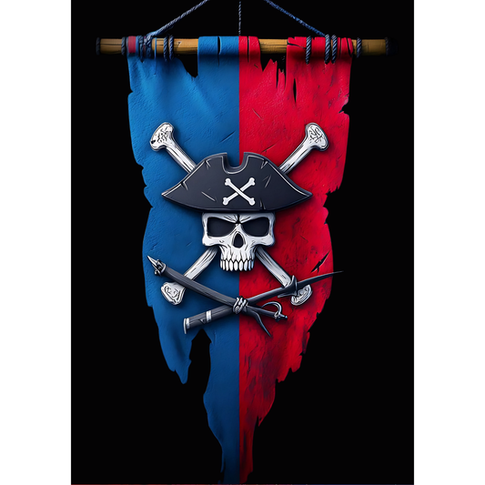 Monkey D. Luffy Poster – One Piece Anime Wall Art | Straw Hat Pirate Captain Print – Pirate King’s Banner