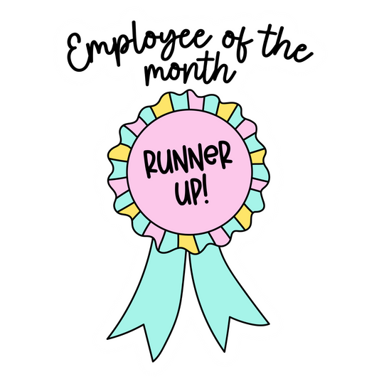Workplace Stickers - Employee of the Month Runner-Up