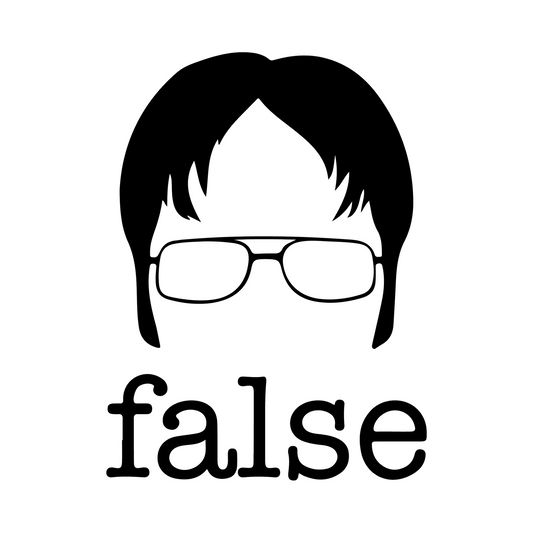 The Office Stickers - False