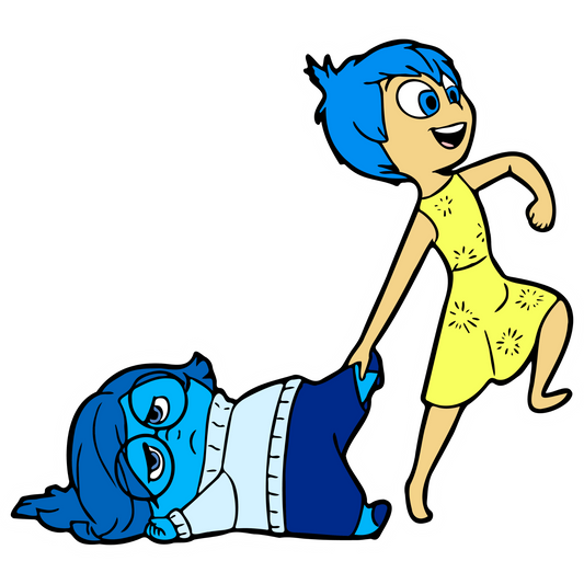 Inside Out Stickers - Joy Lifting Sadness Sticker