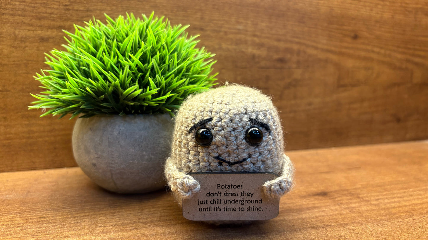 Positive Potato – Custom Motivational Desk Buddy Gift