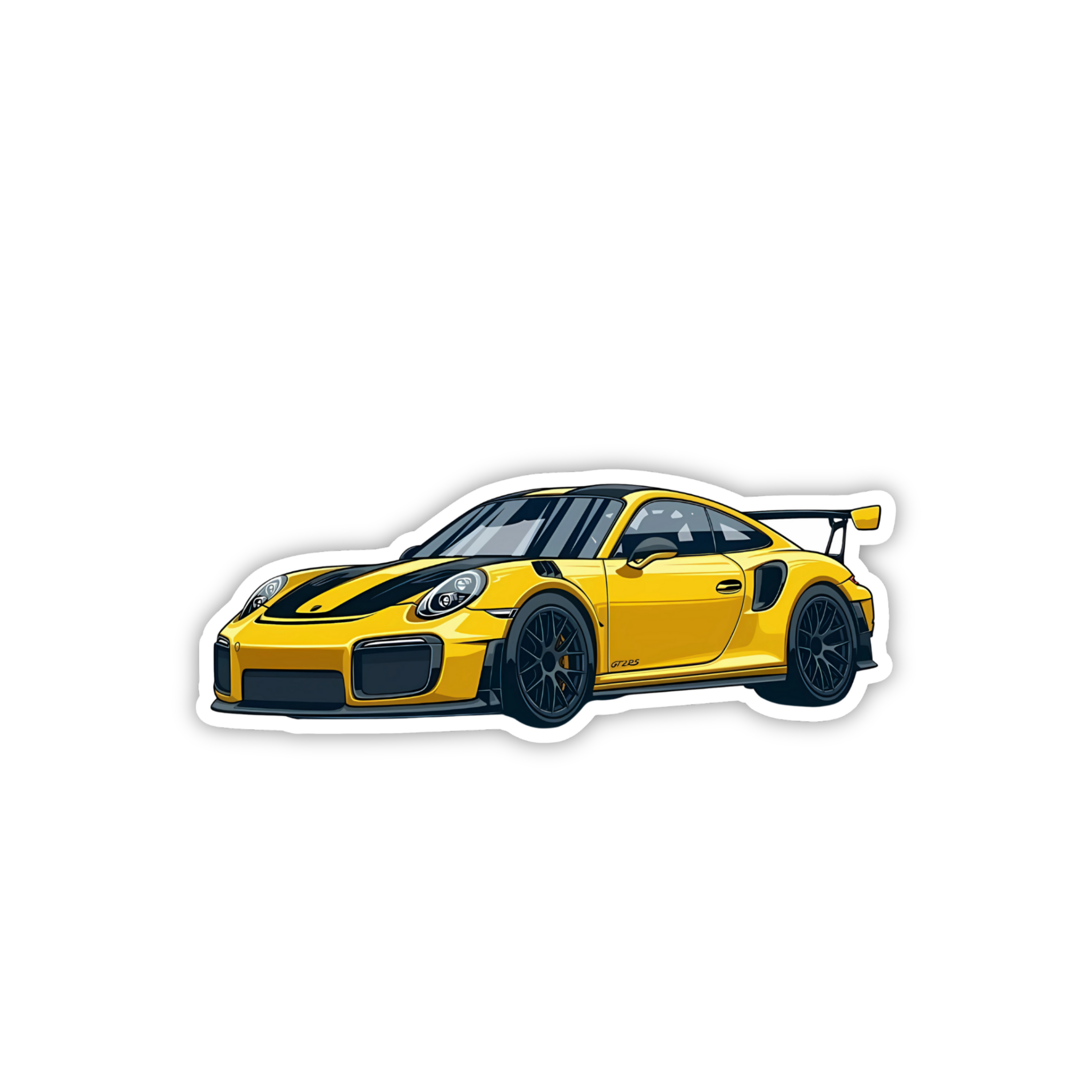 Hot Wheels Supercar Design #101 Premium Car Sticker