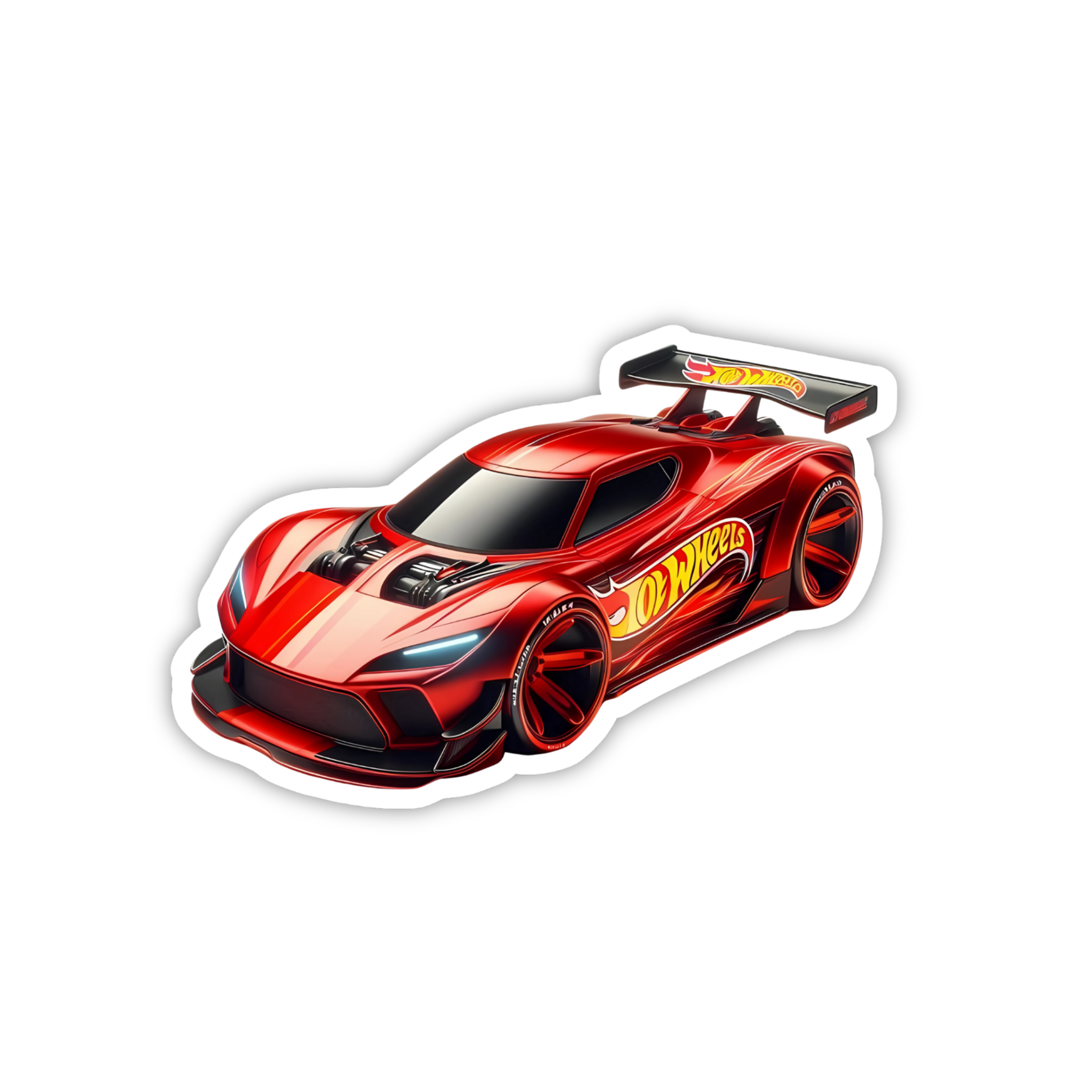 Hot Wheels Supercar Design #103 Premium Car Sticker
