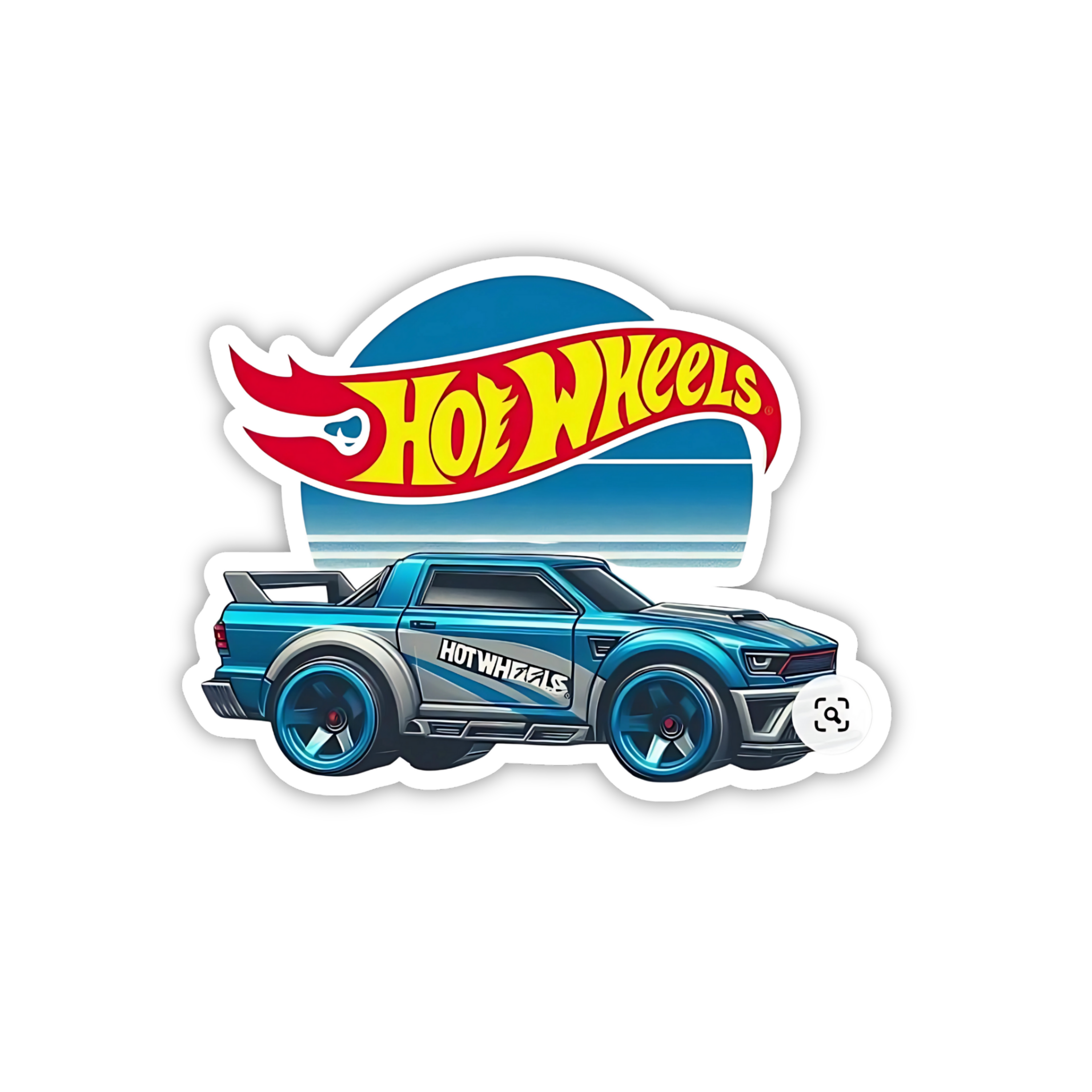 Hot Wheels Supercar Design #104 Premium Car Sticker