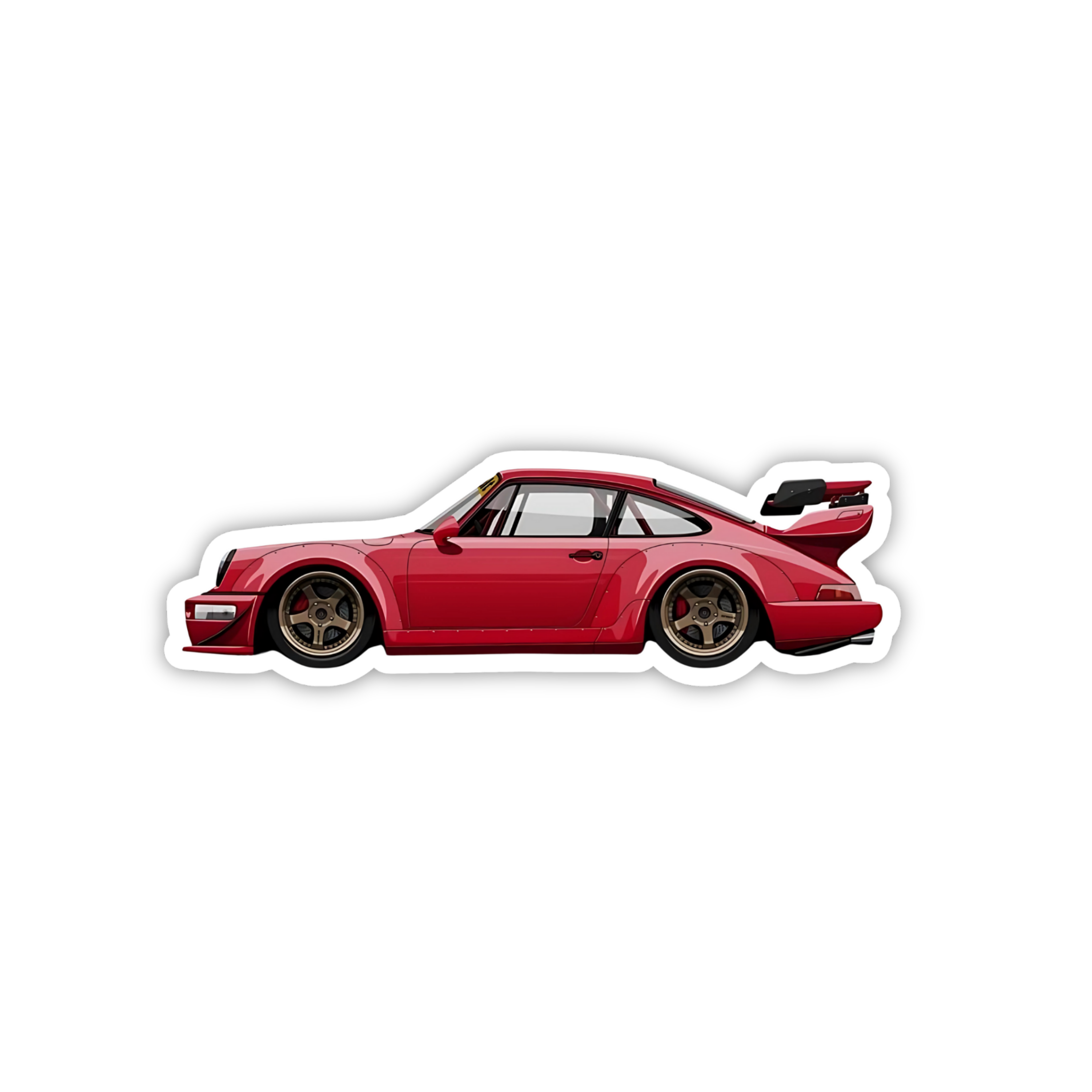 Hot Wheels Supercar Design #105 Premium Car Sticker
