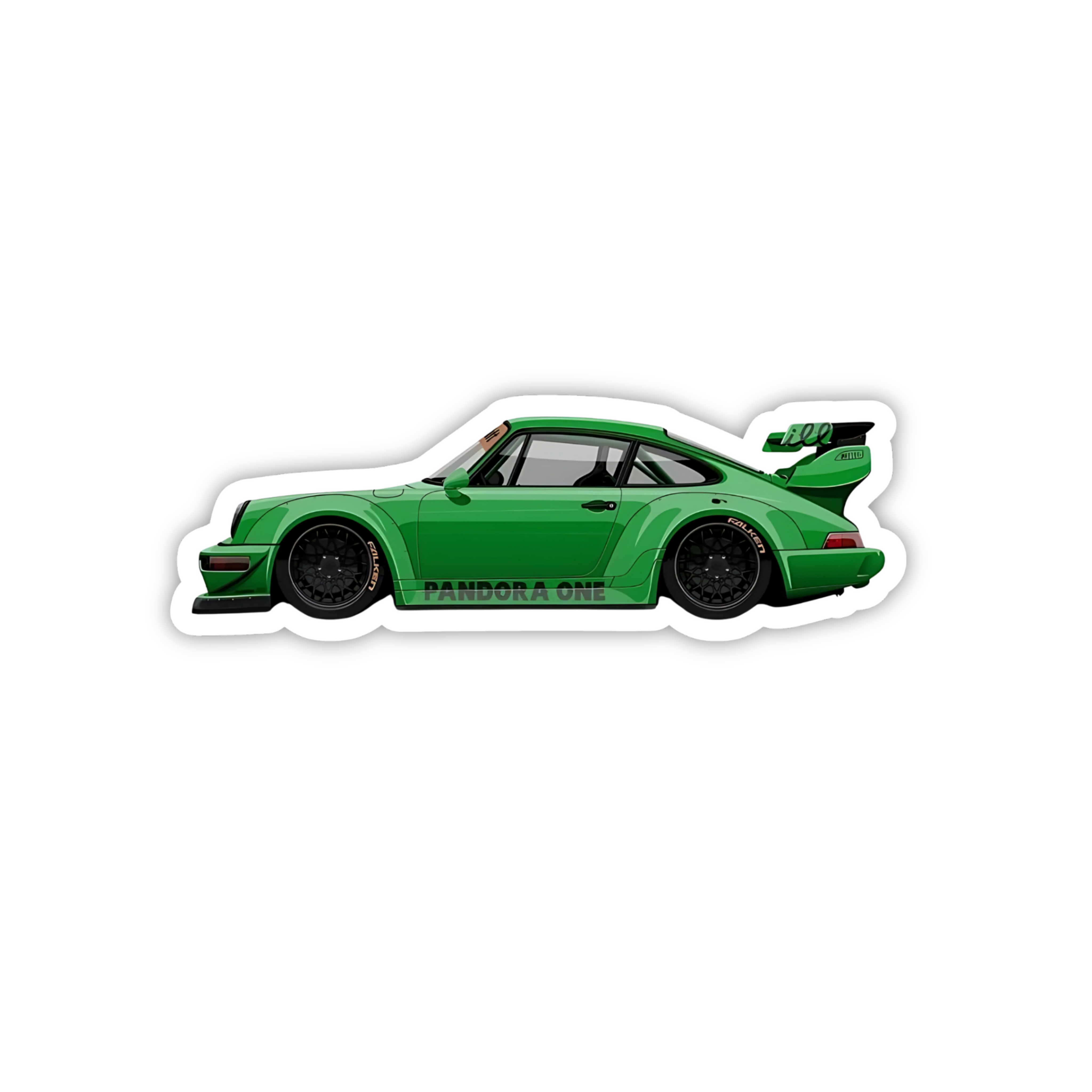Hot Wheels Supercar Design #106 Premium Car Sticker