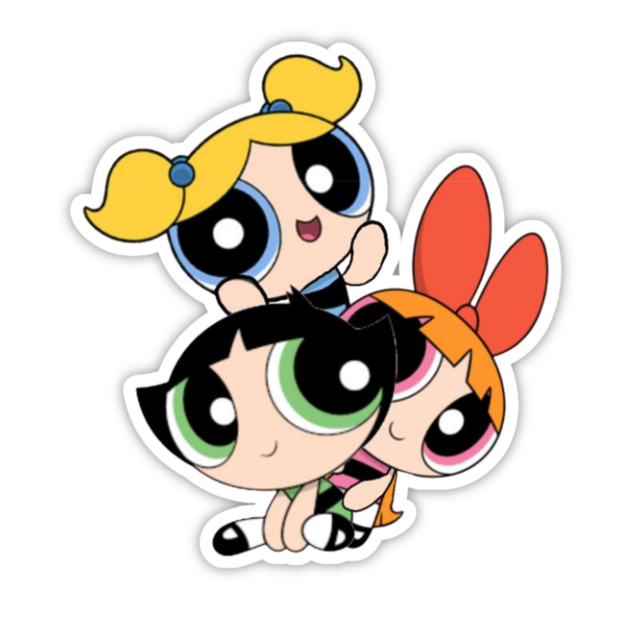 Powerpuff Trio Stack Sticker