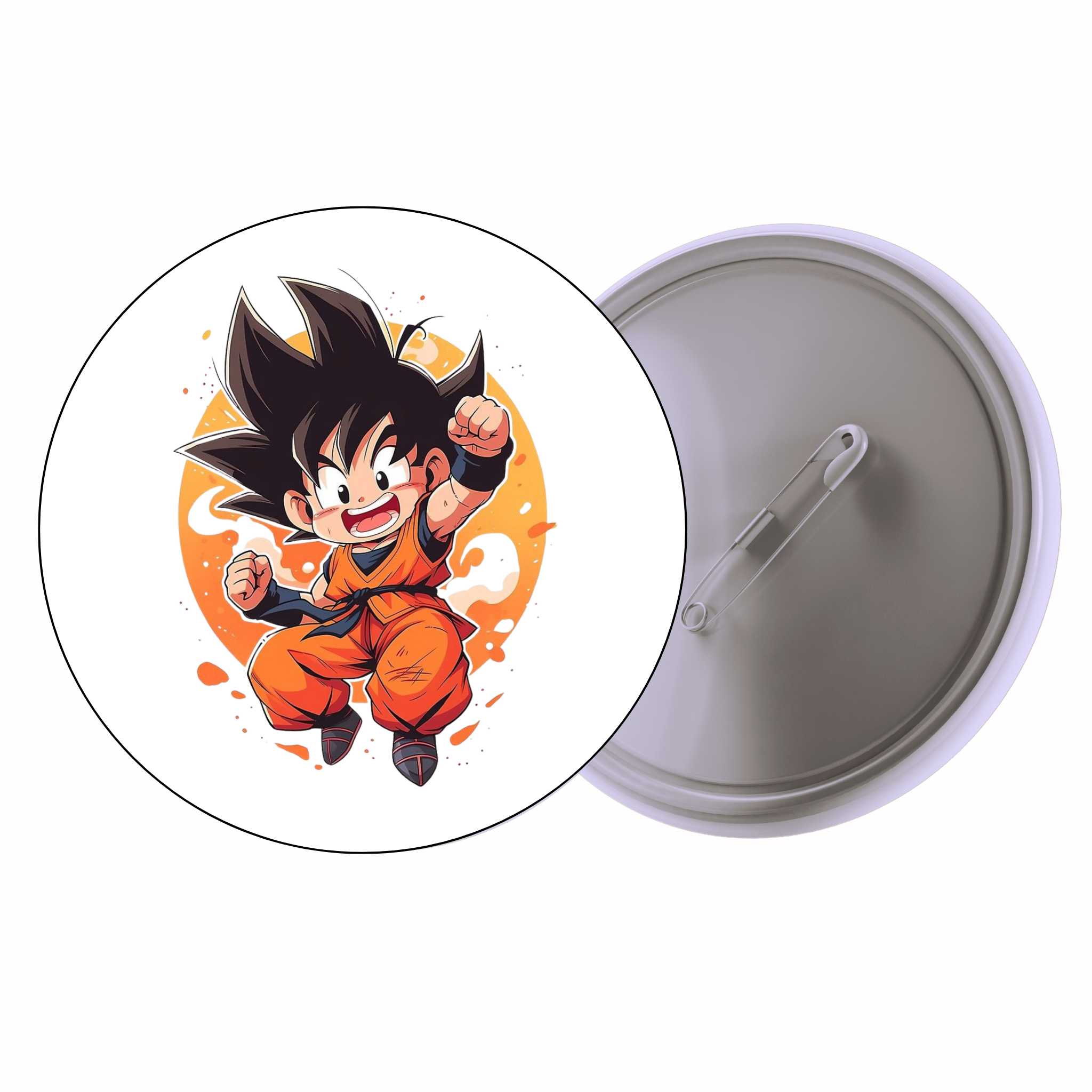 Dragon Ball Goku Action (Chibi) Anime Pin Badge