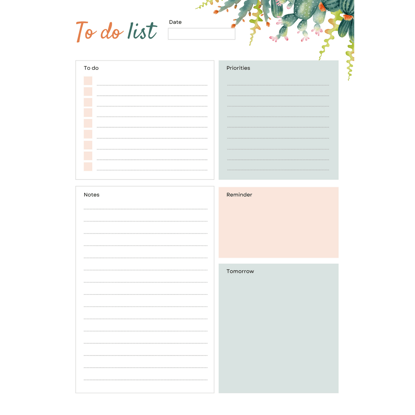 Magnetic Planner 5.5x8in | Daily To-Do Pad