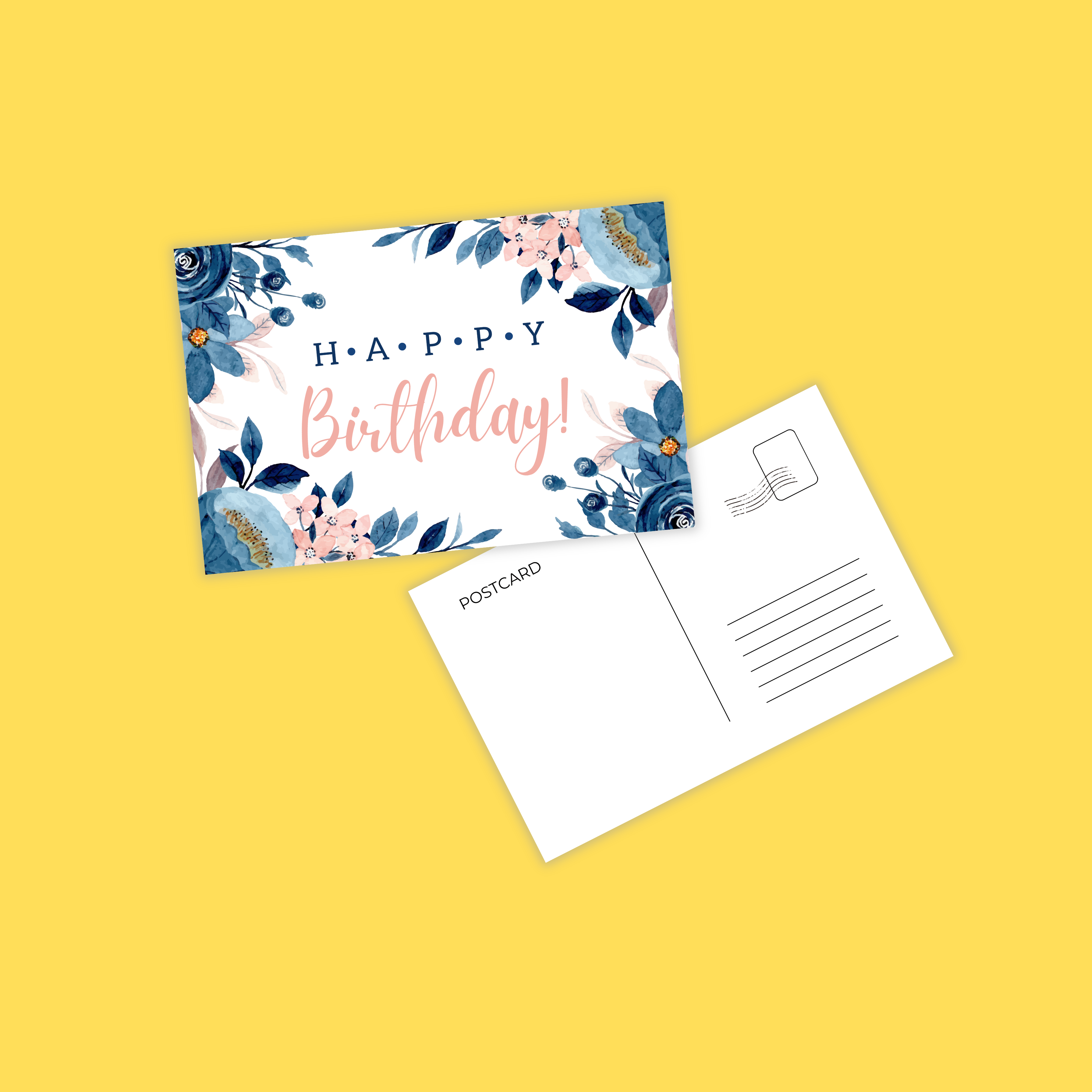 Set of 5 Birthday Postcards