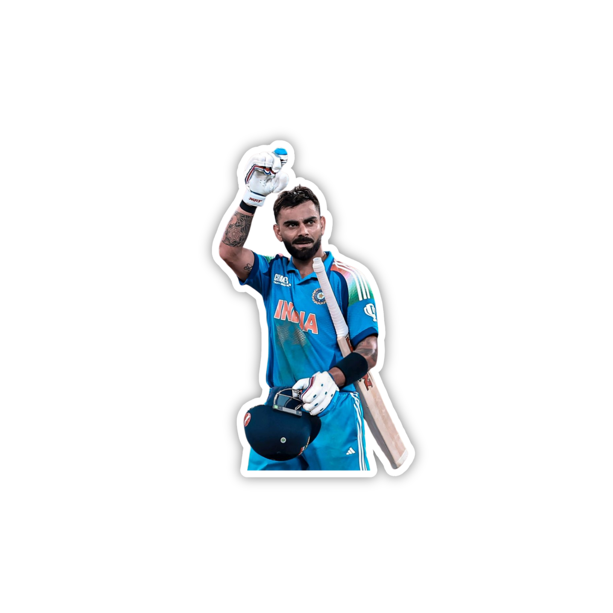 Kohli Sky Raise Celebration Sticker
