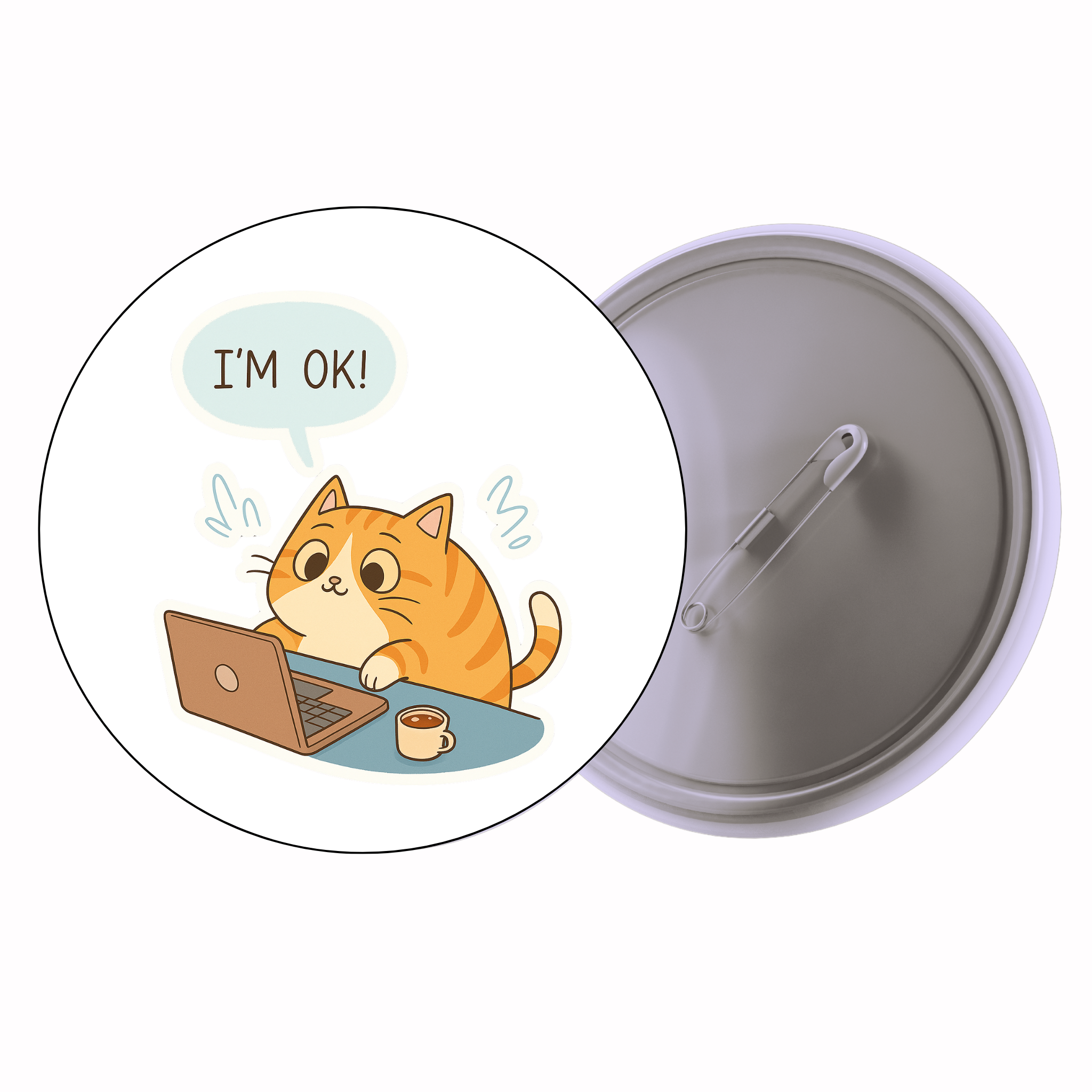 I’m OK | Colorful Quote Badge