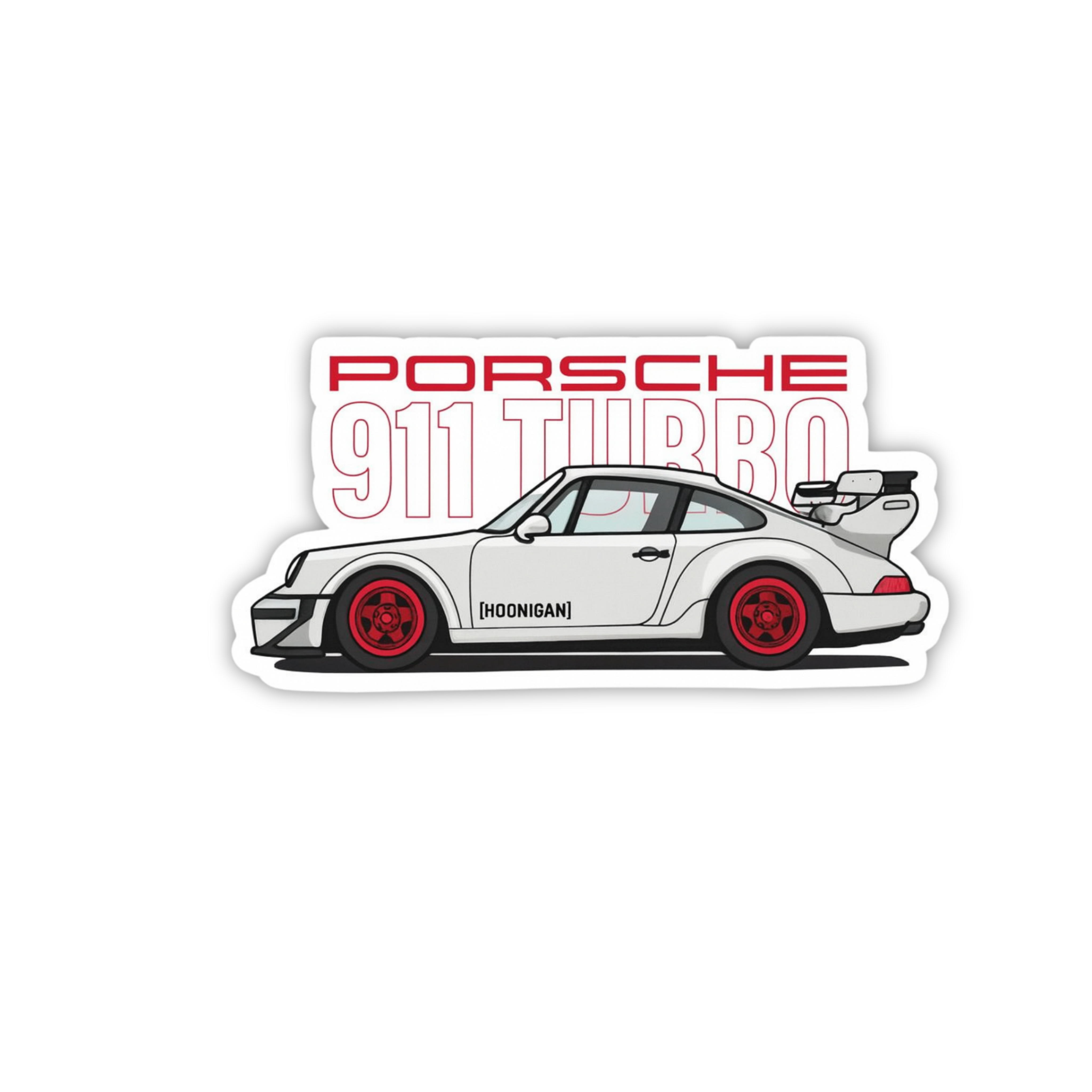 Hot Wheels Supercar Design #111 Premium Car Sticker