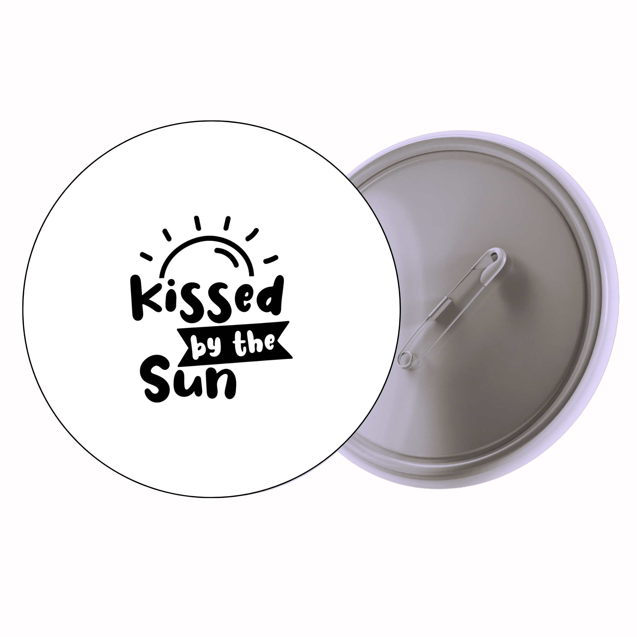Classic Motivational Quote Pin Badge Design 116 | Minimal Typography Button Badge (2 Sizes)