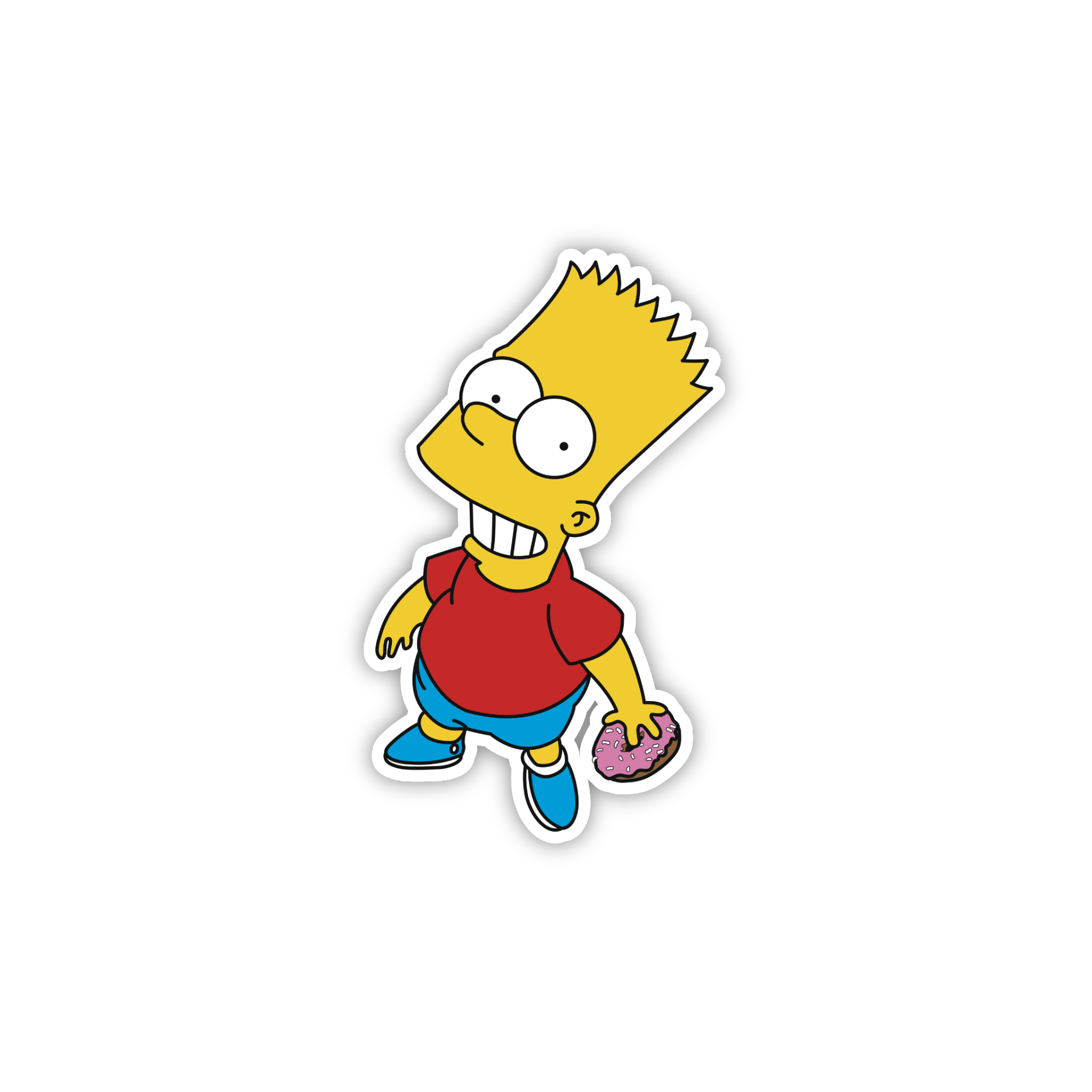 Animated Yellow Family Pose 11 Cartoon Sticker