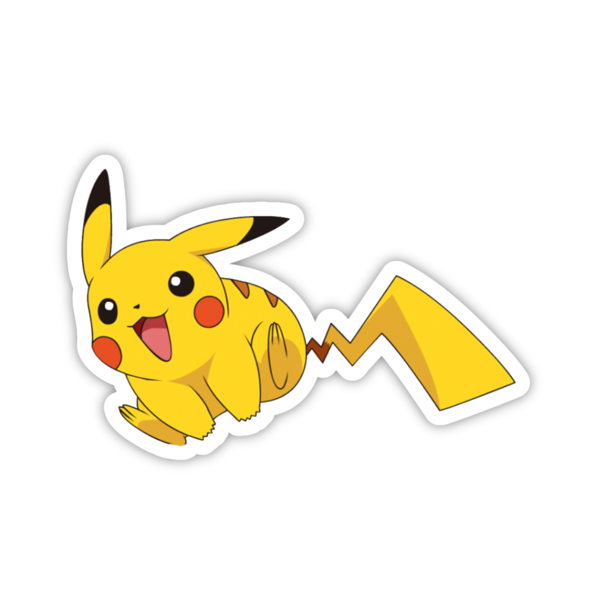 Pikachu Running Fun Sticker