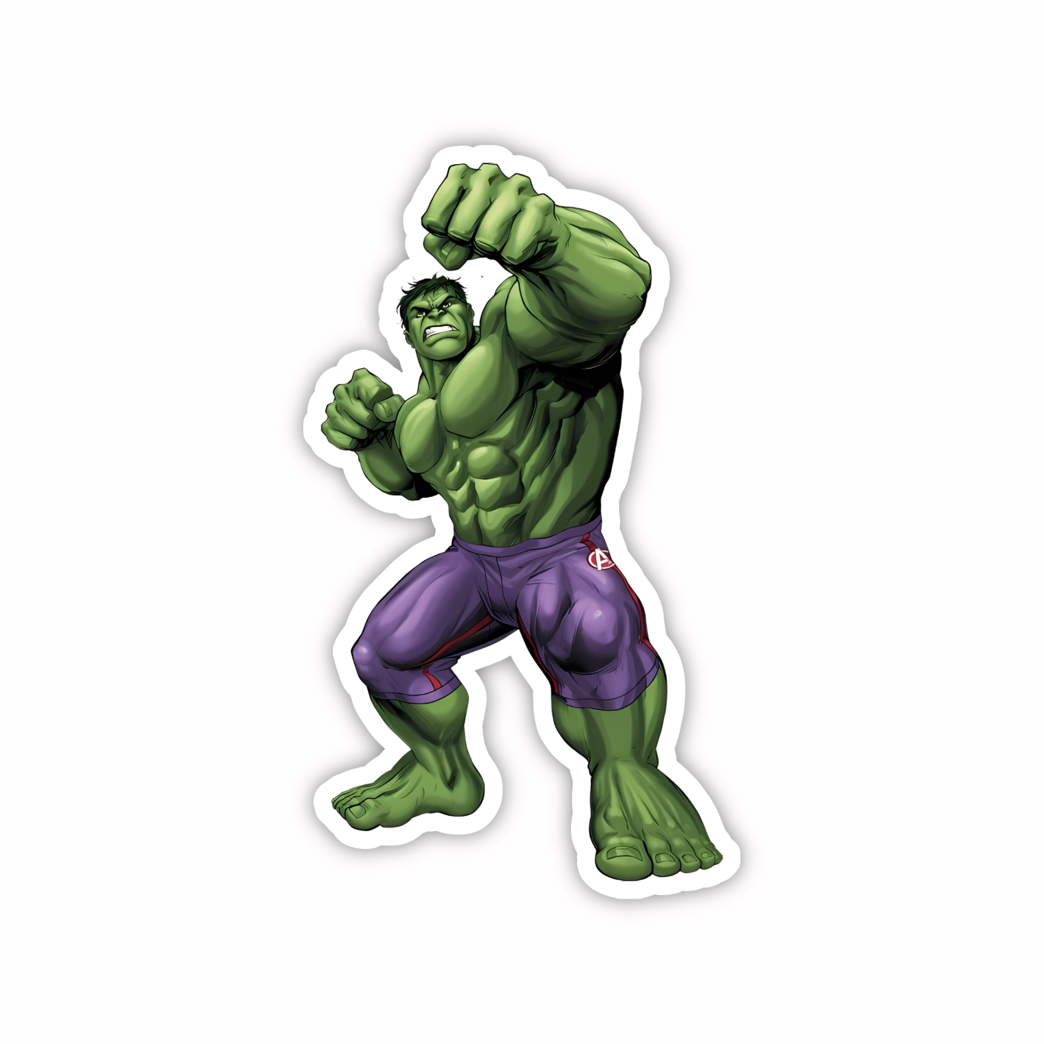 Hulk Classic Pose Sticker