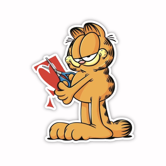 Garfield Stickers - Love Letter Garfield