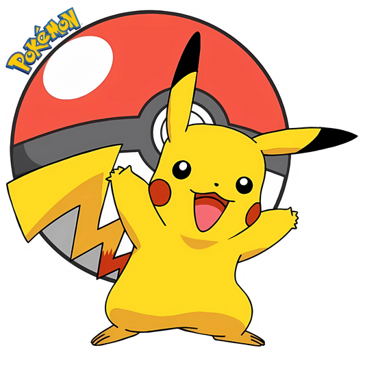 Pokemon Stickers - Pikachu with Poké Ball