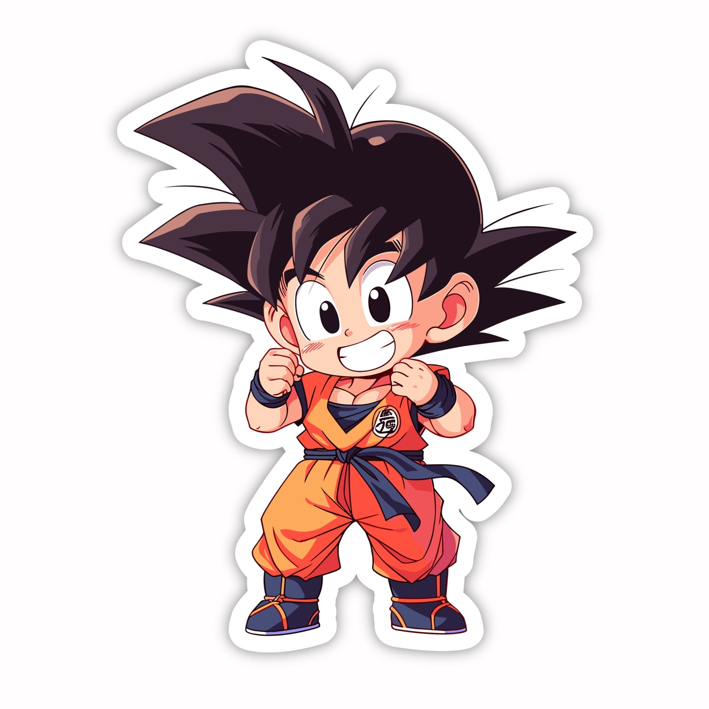 Anime Stickers - Saiyan Spirit Kid