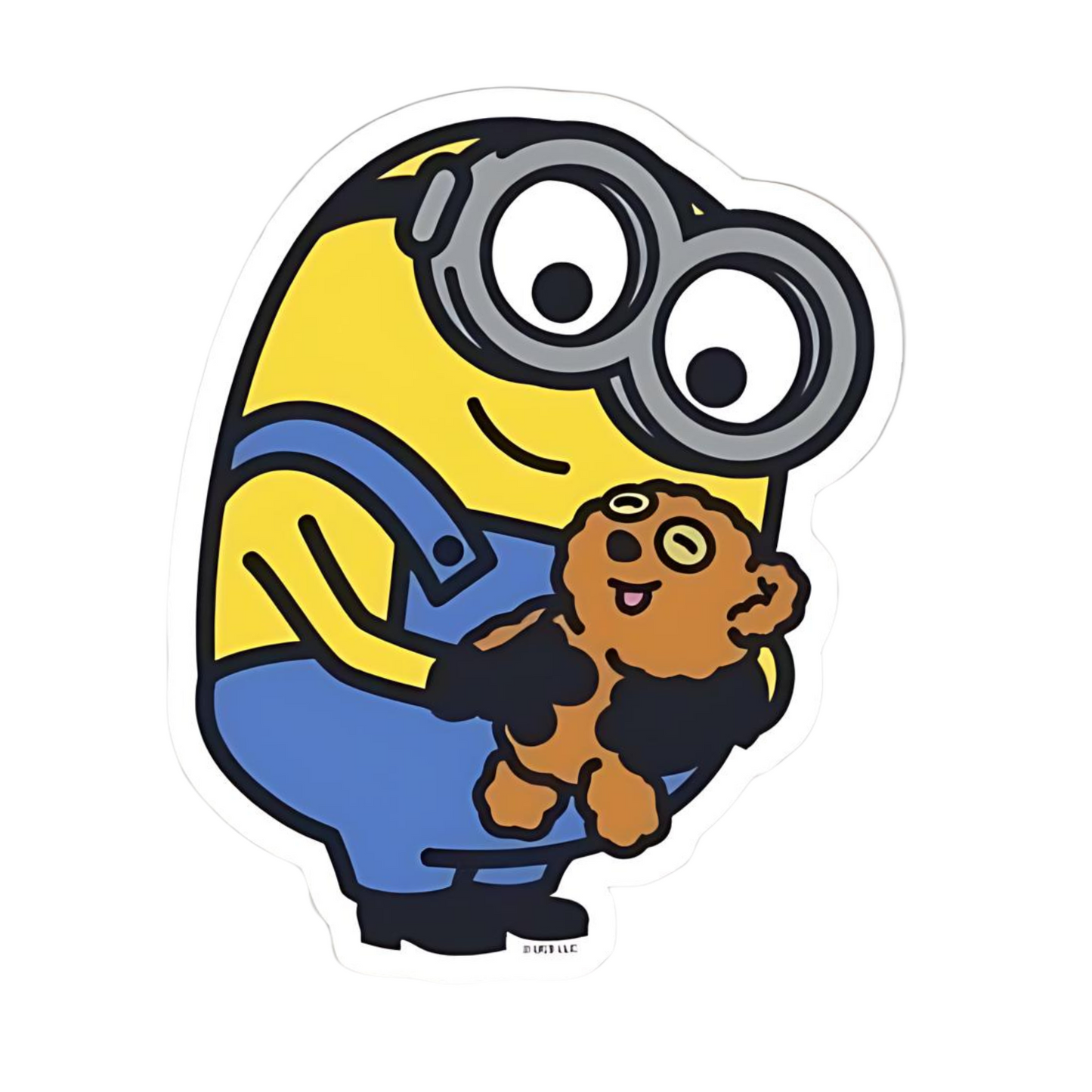 Minions Stickers - . Minion with Teddy Bear