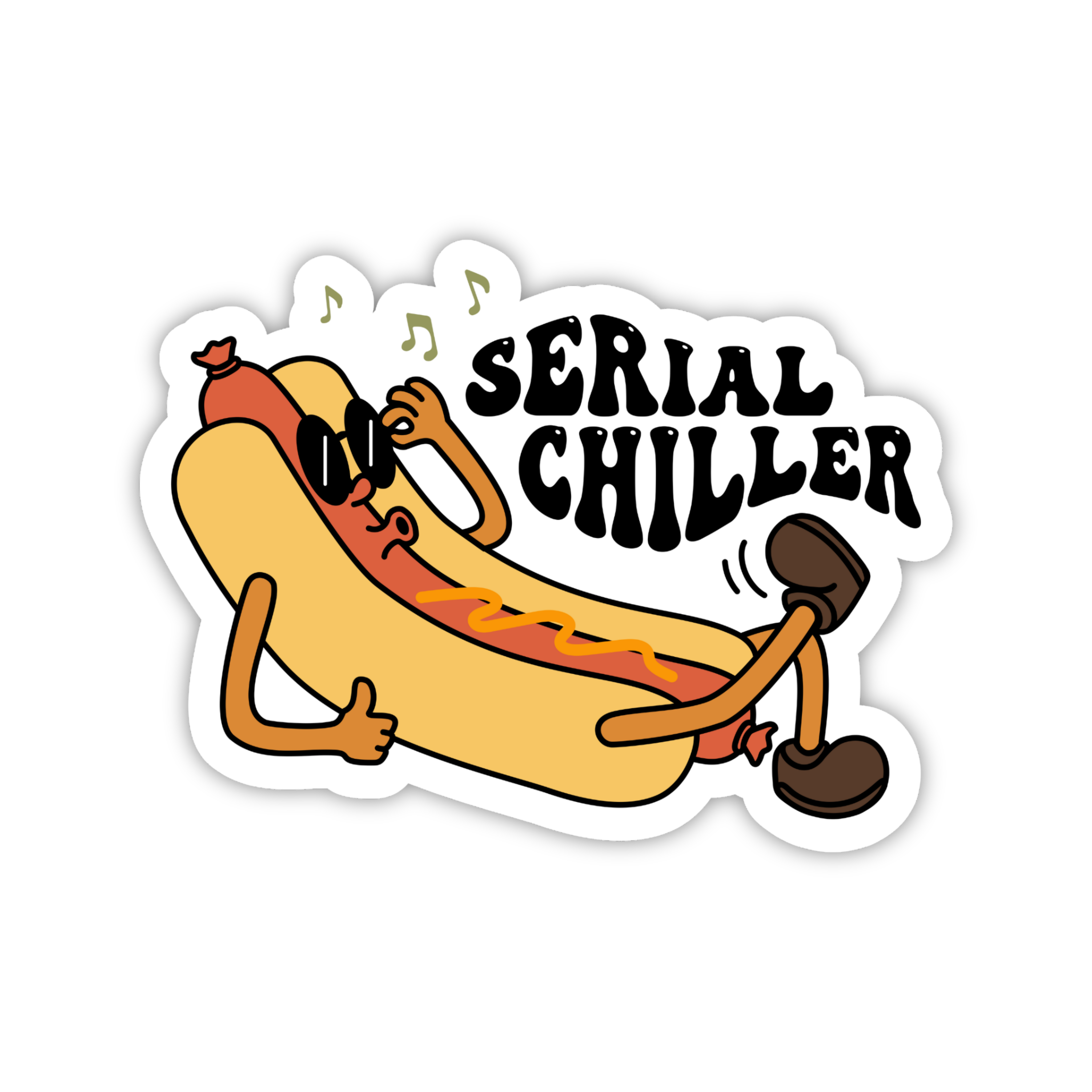 Serial Chiller Funny Office Sticker