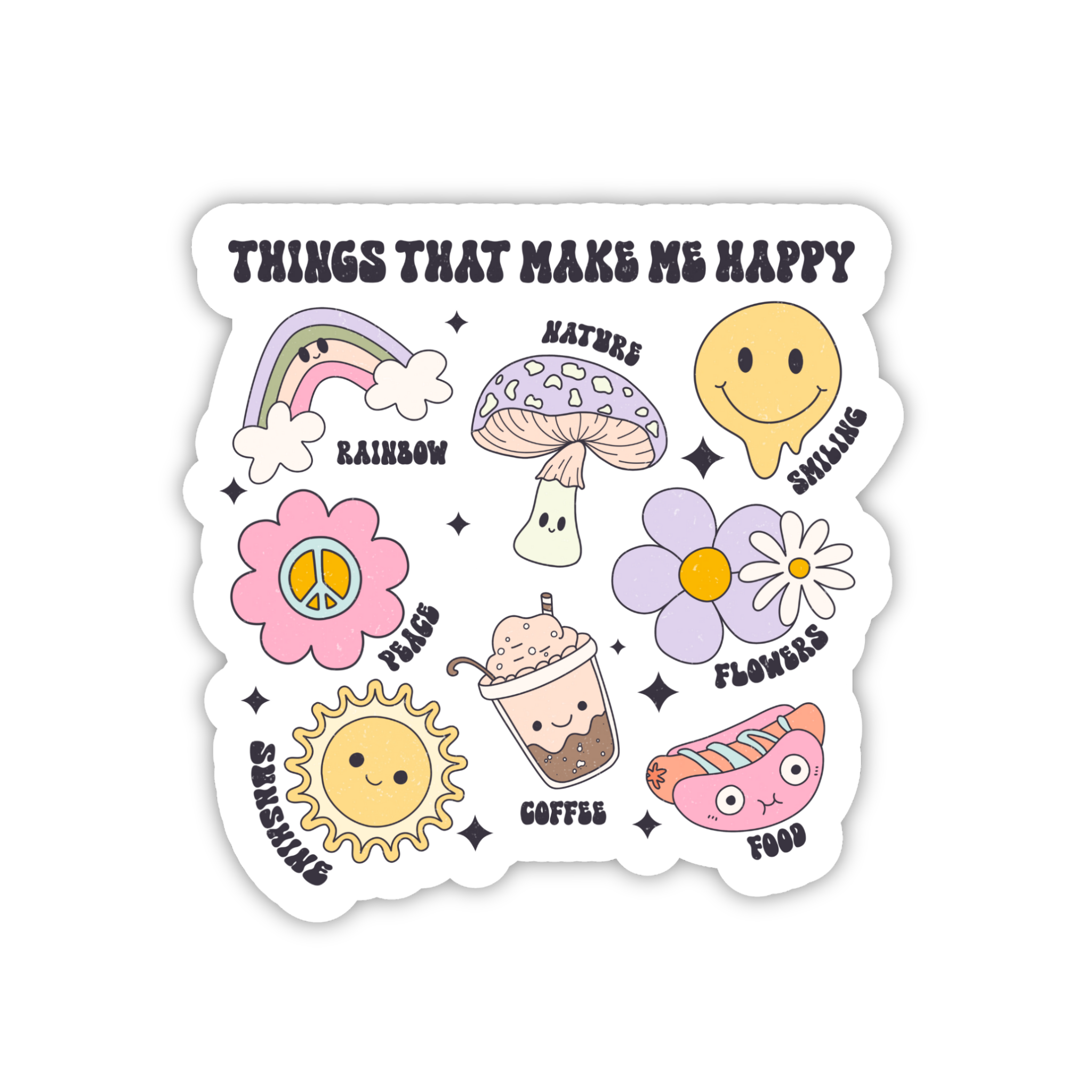 Things That Make Me Happy Tracker Sticker