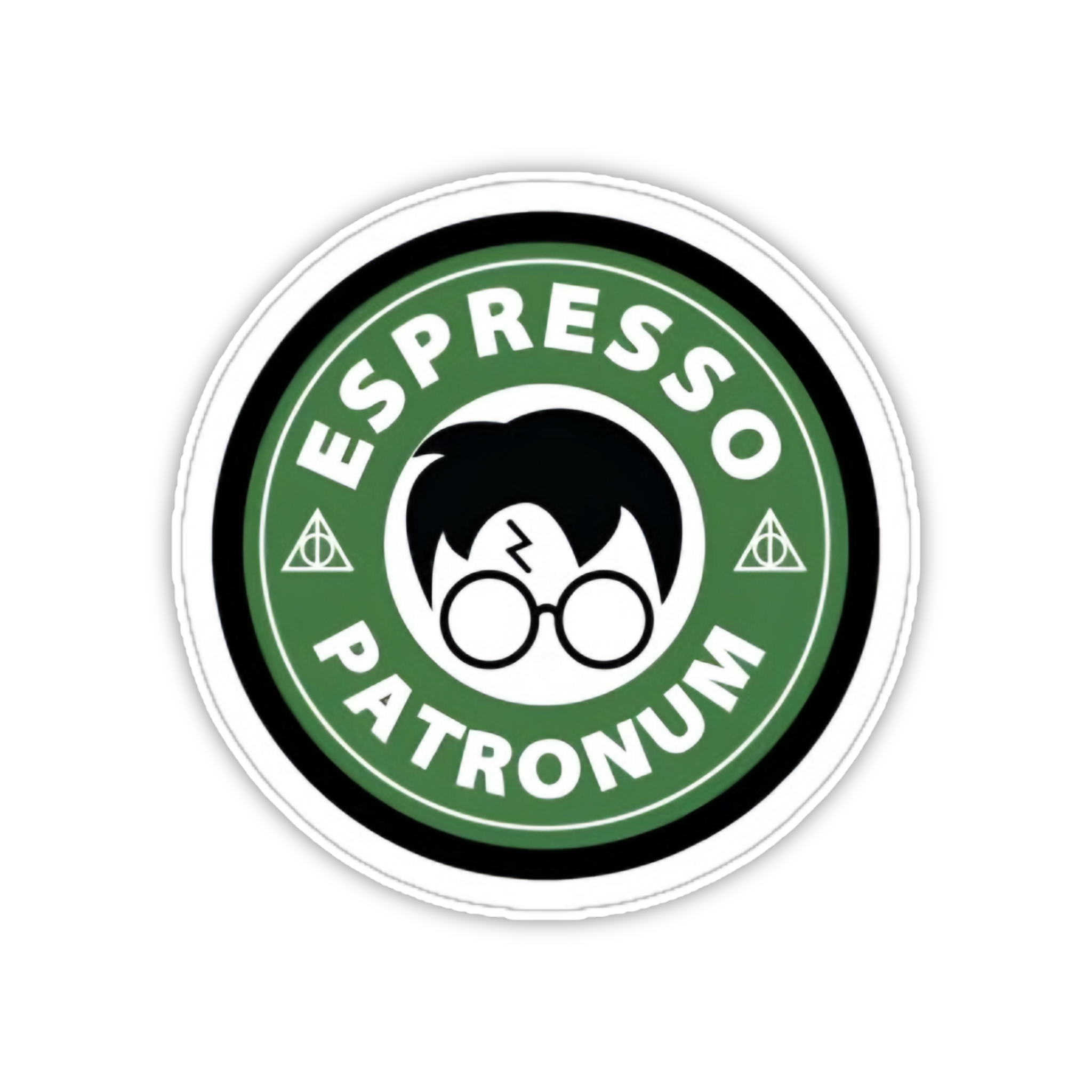 Espresso Patronum Round Logo Sticker