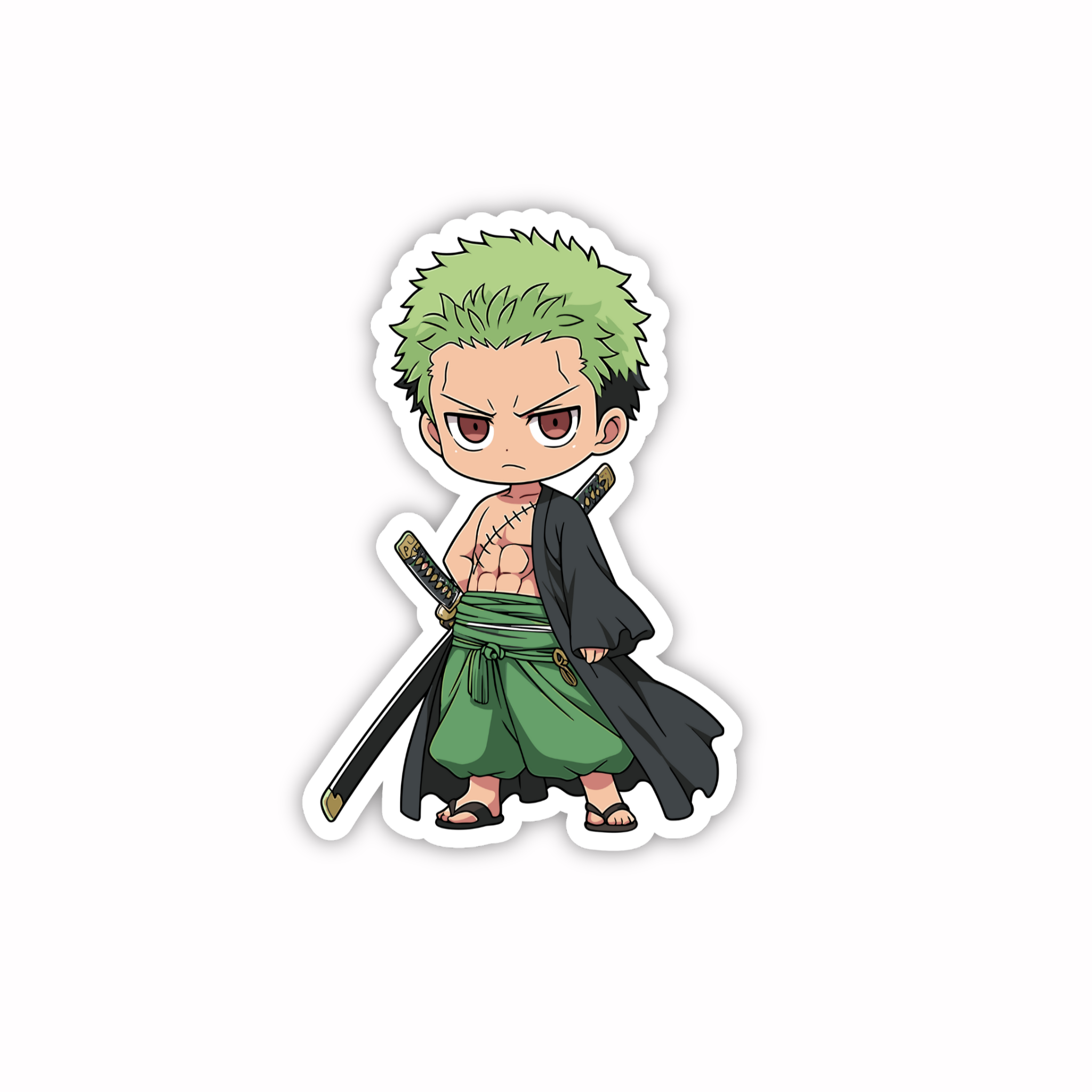 Roronoa Zoro Chibi Version Sticker