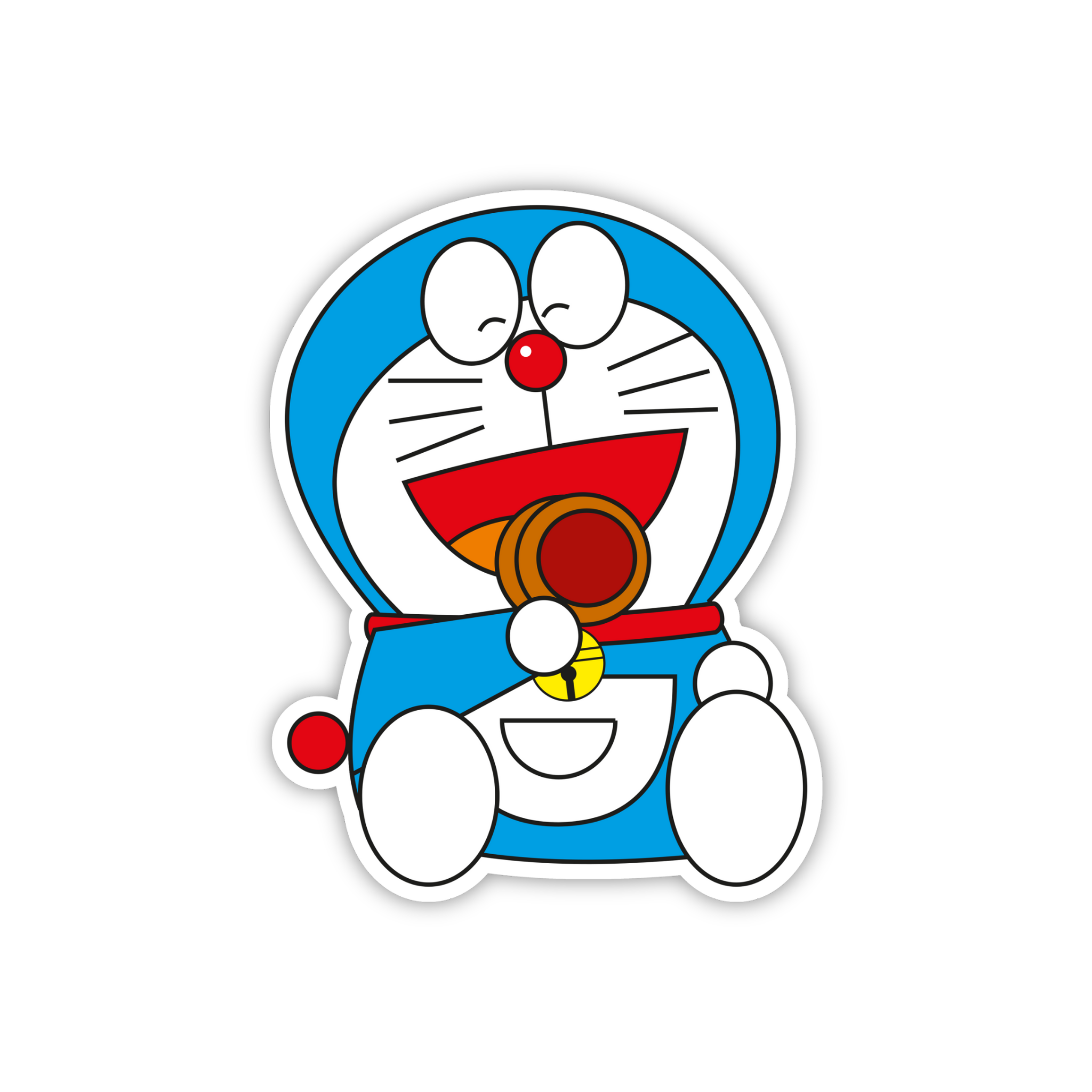 Doraemon Bell Laugh Sticker
