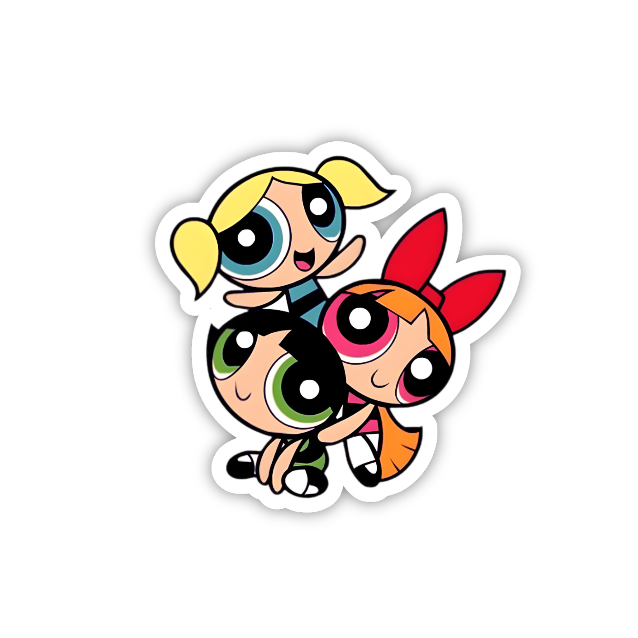 Powerpuff Blossom Buttercup Duo Sticker
