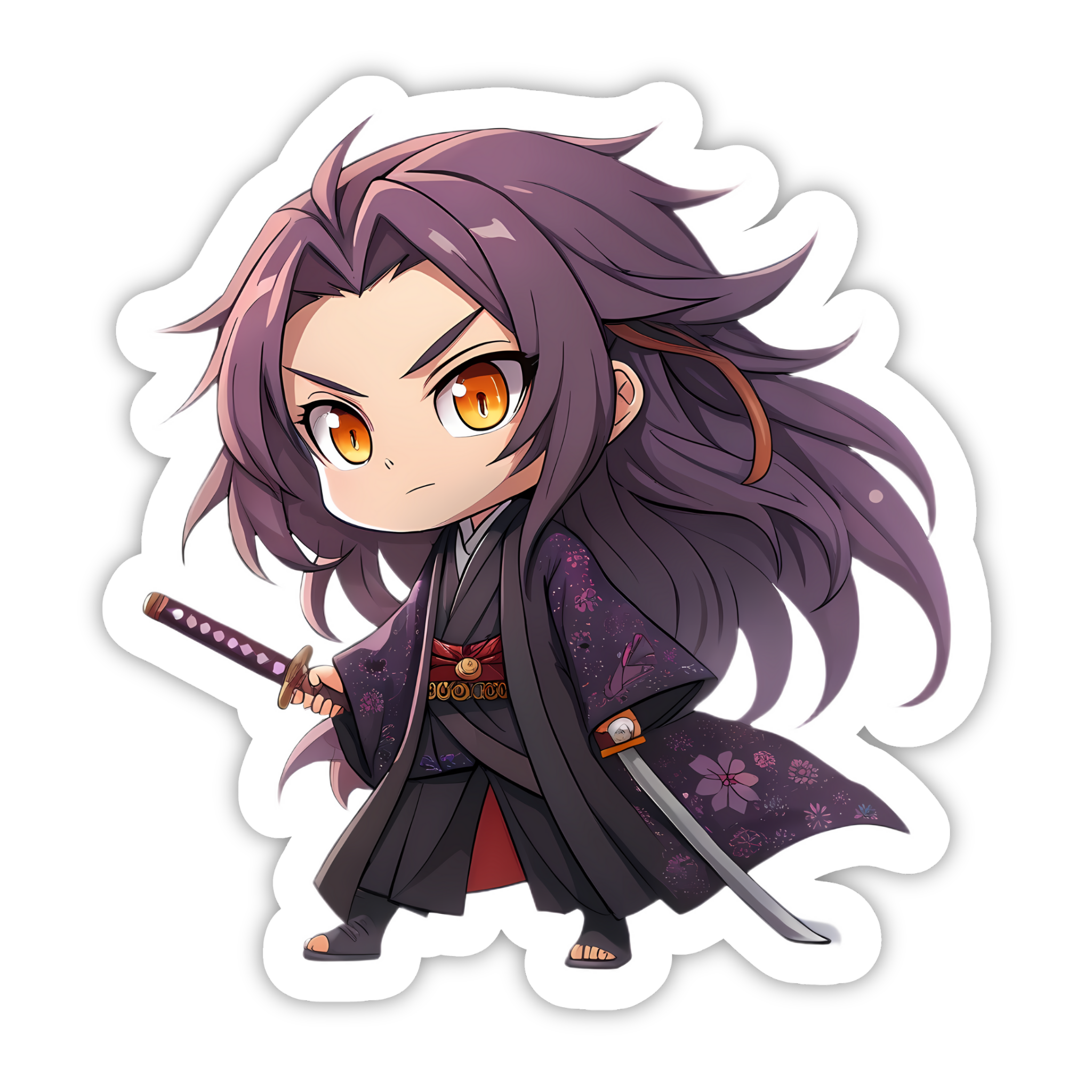 Akaza Demon Chibi Sticker