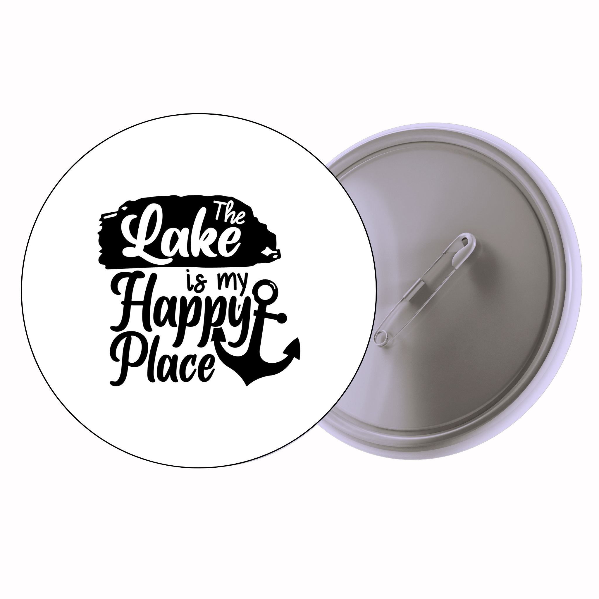 Classic Motivational Quote Pin Badge Design 139 | Minimal Typography Button Badge (2 Sizes)