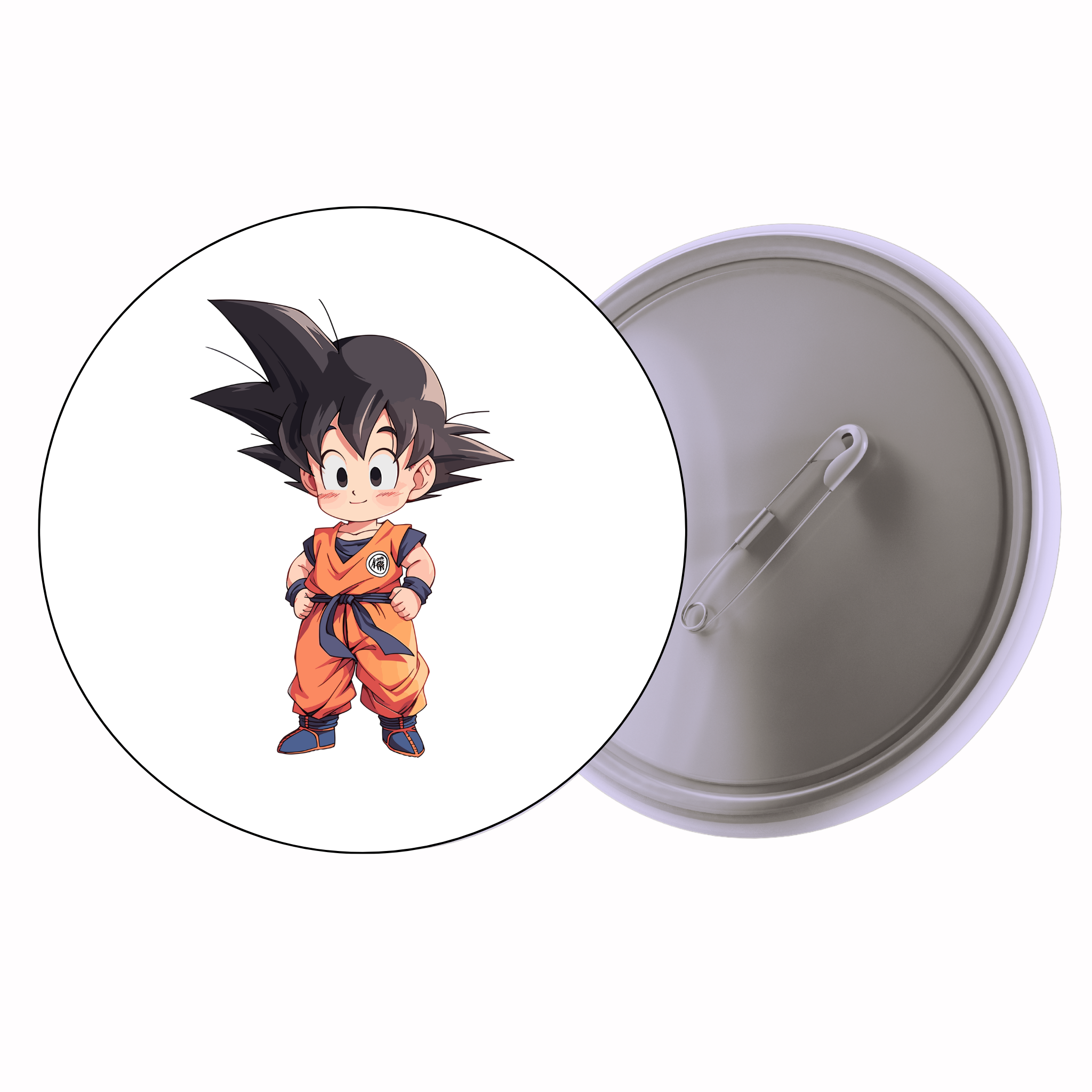 Dragon Ball Kid Goku Standing Anime Pin Badge