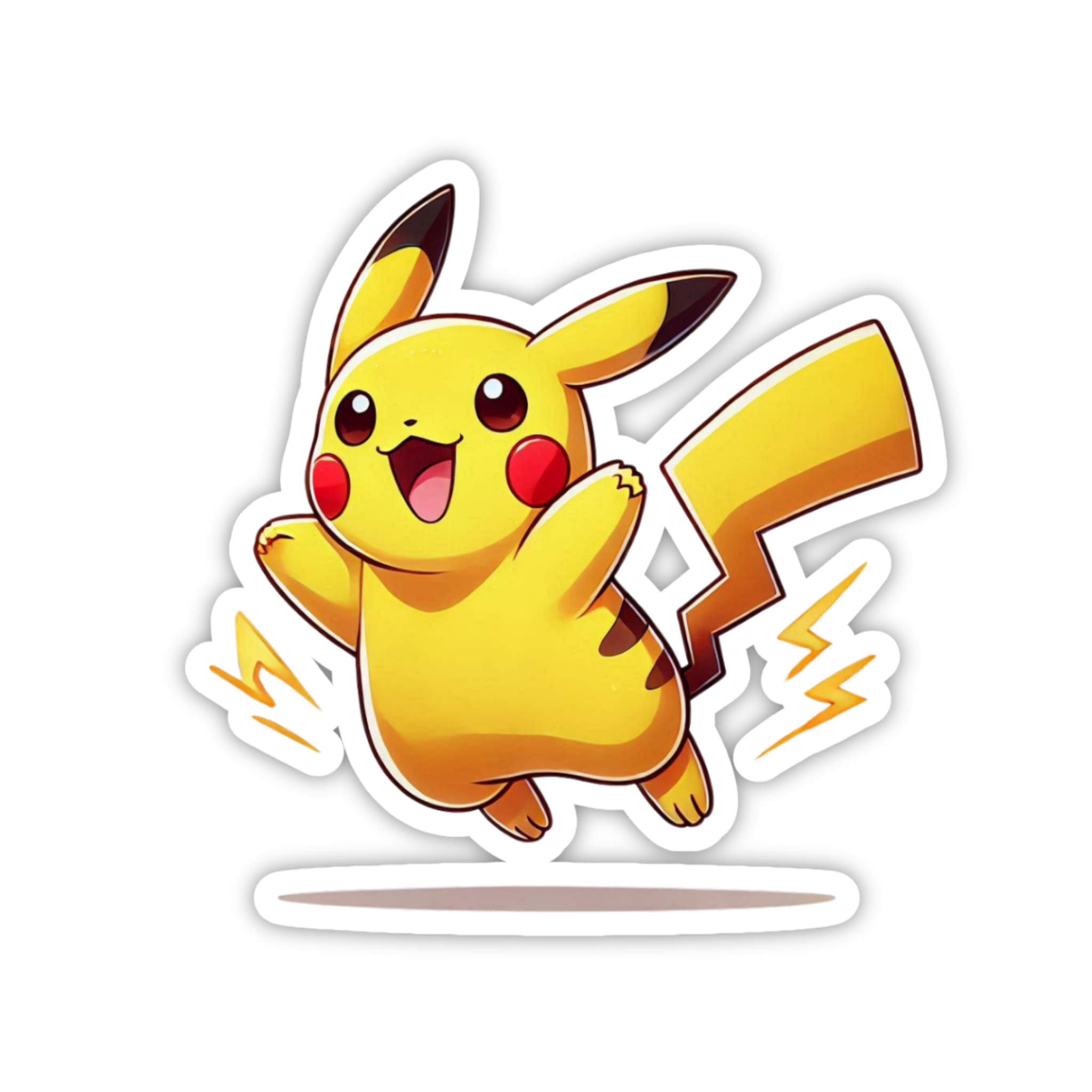 Pikachu Electric Dash Sticker