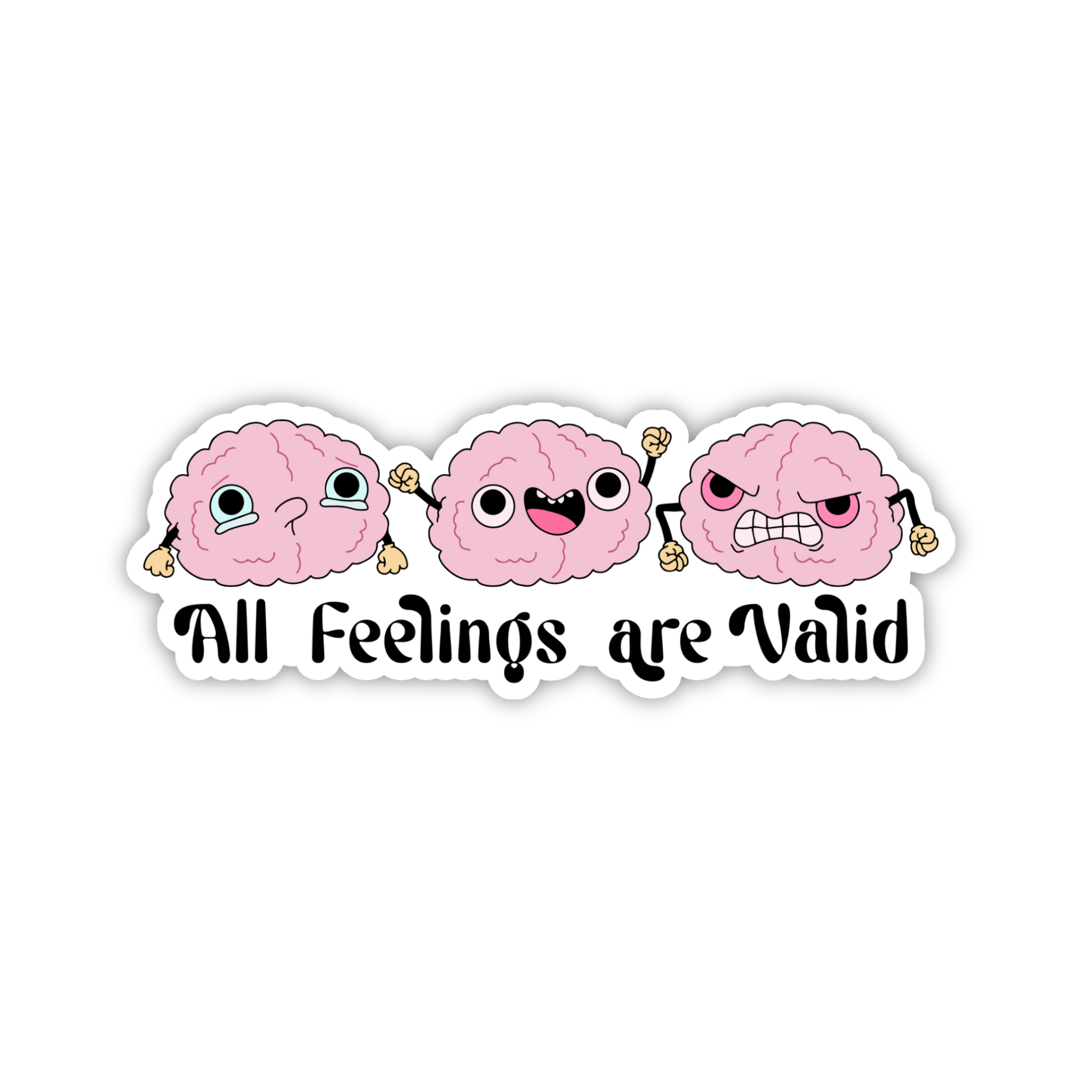 All Feelings Are Valid Affirmation Sticker