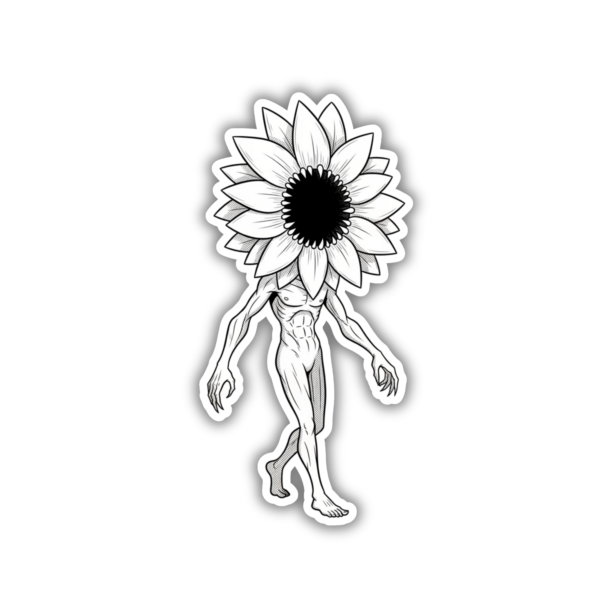 Mind Flayer Shadow Creature Vinyl Sticker | Stranger Things Aesthetic Laptop Decal | Snap Magicians