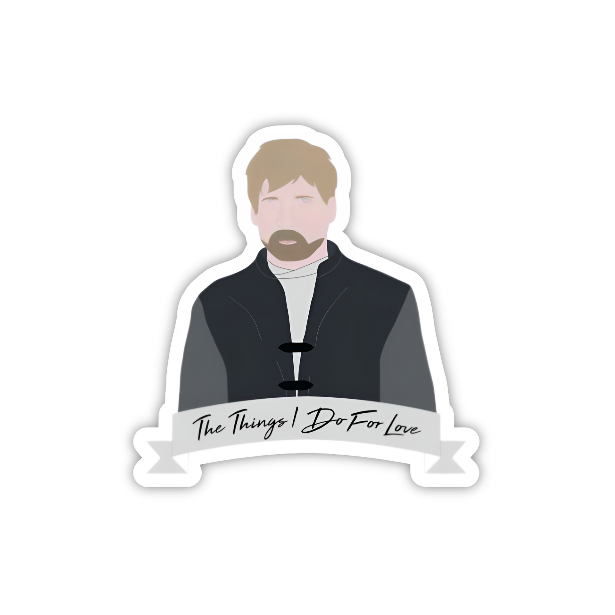 Littlefinger Portrait Minimal Sticker