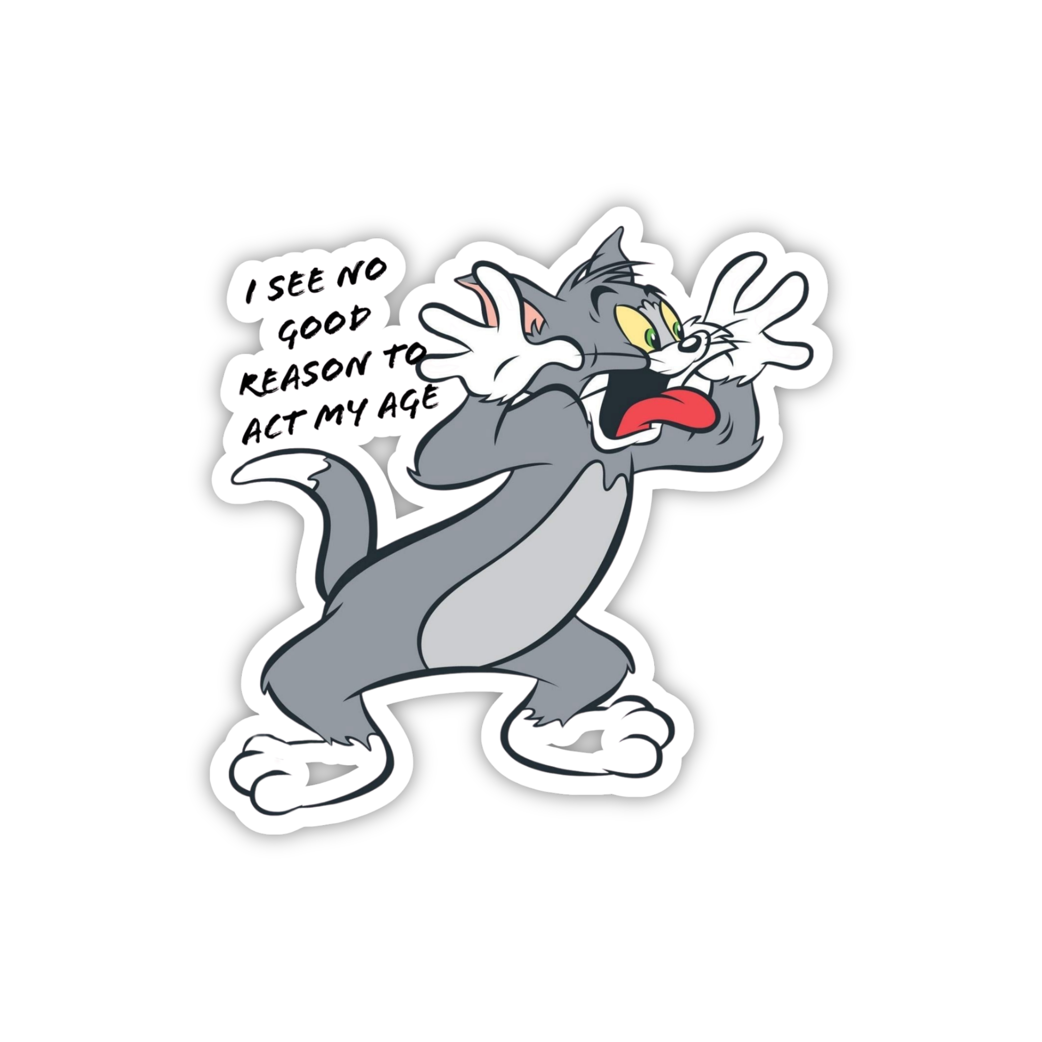 Tom Panic Run Sticker