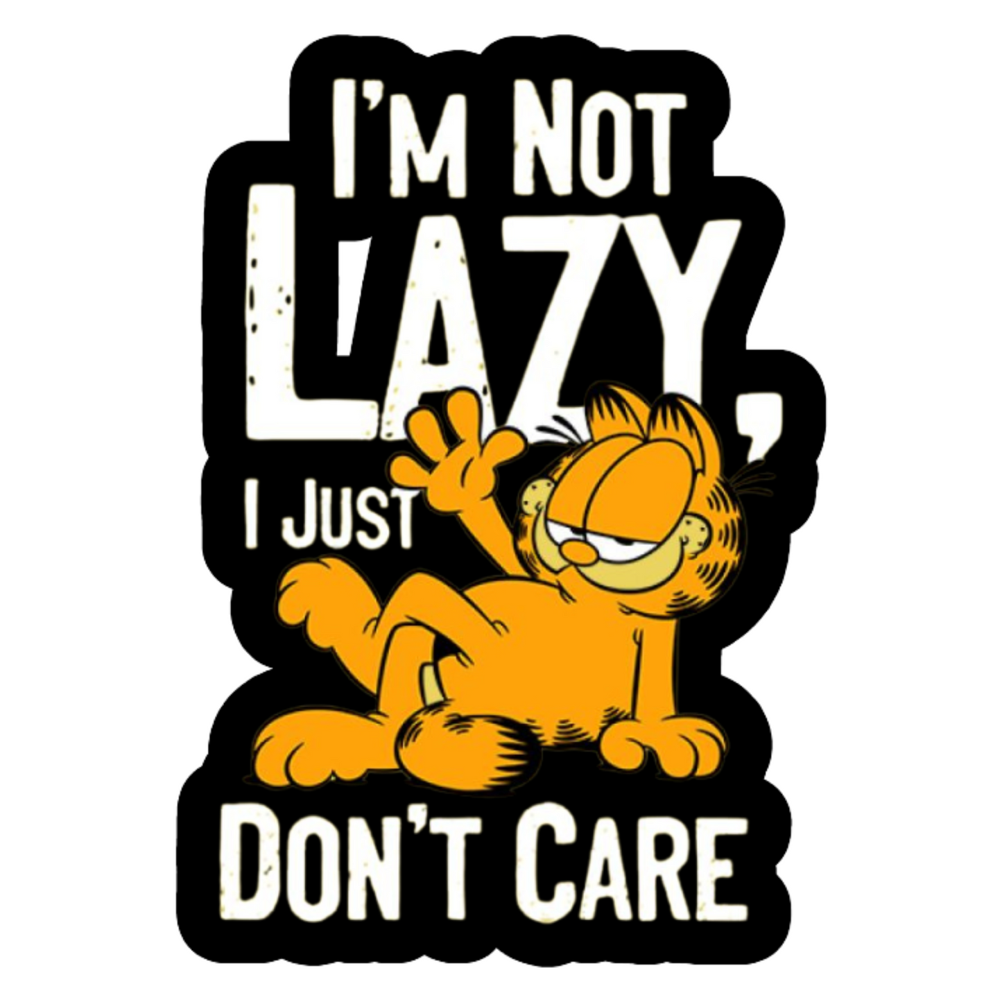 Funny & Lazy Cat Stickers – Cute Cartoon Cat Collection