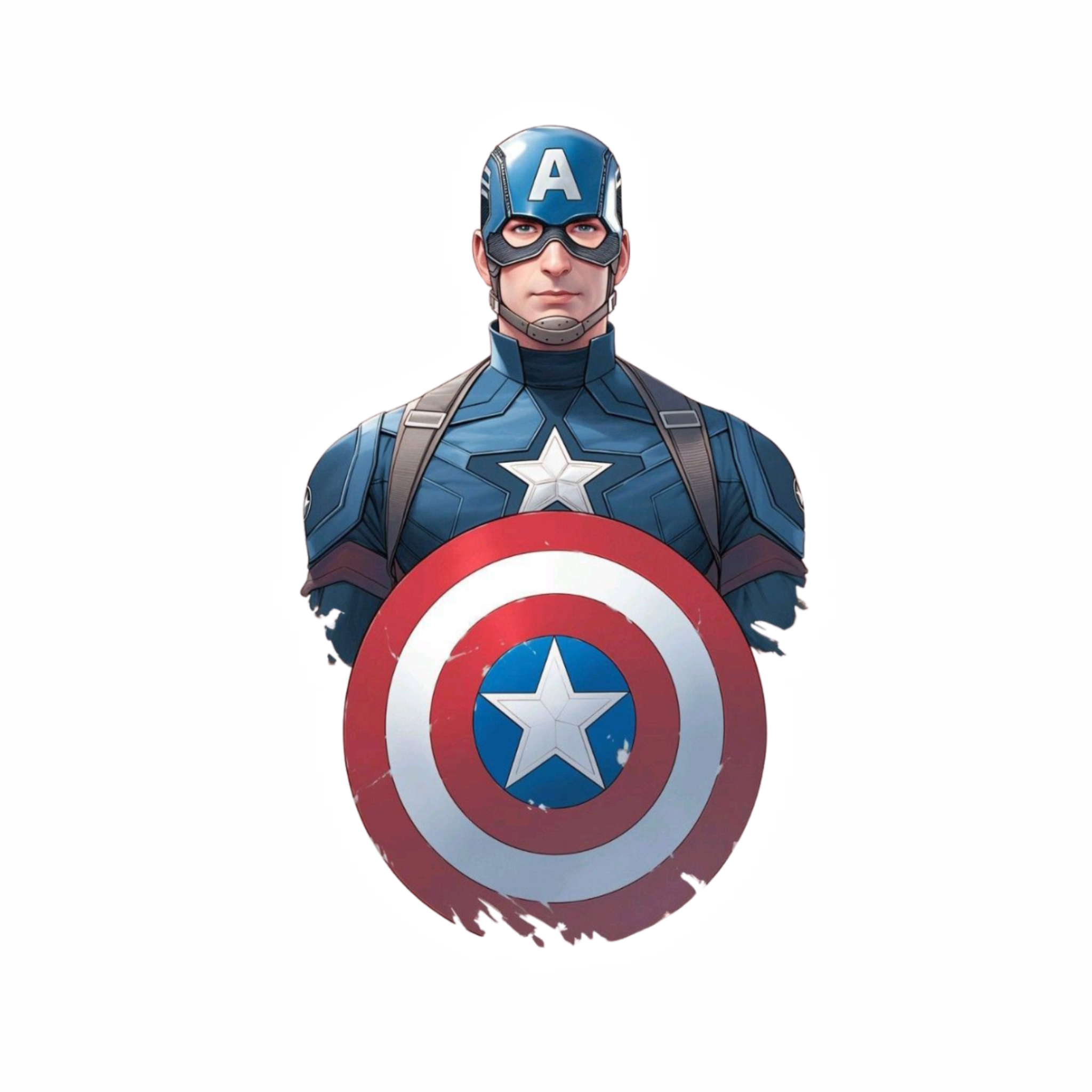 Captain America Shield Pose Sticker