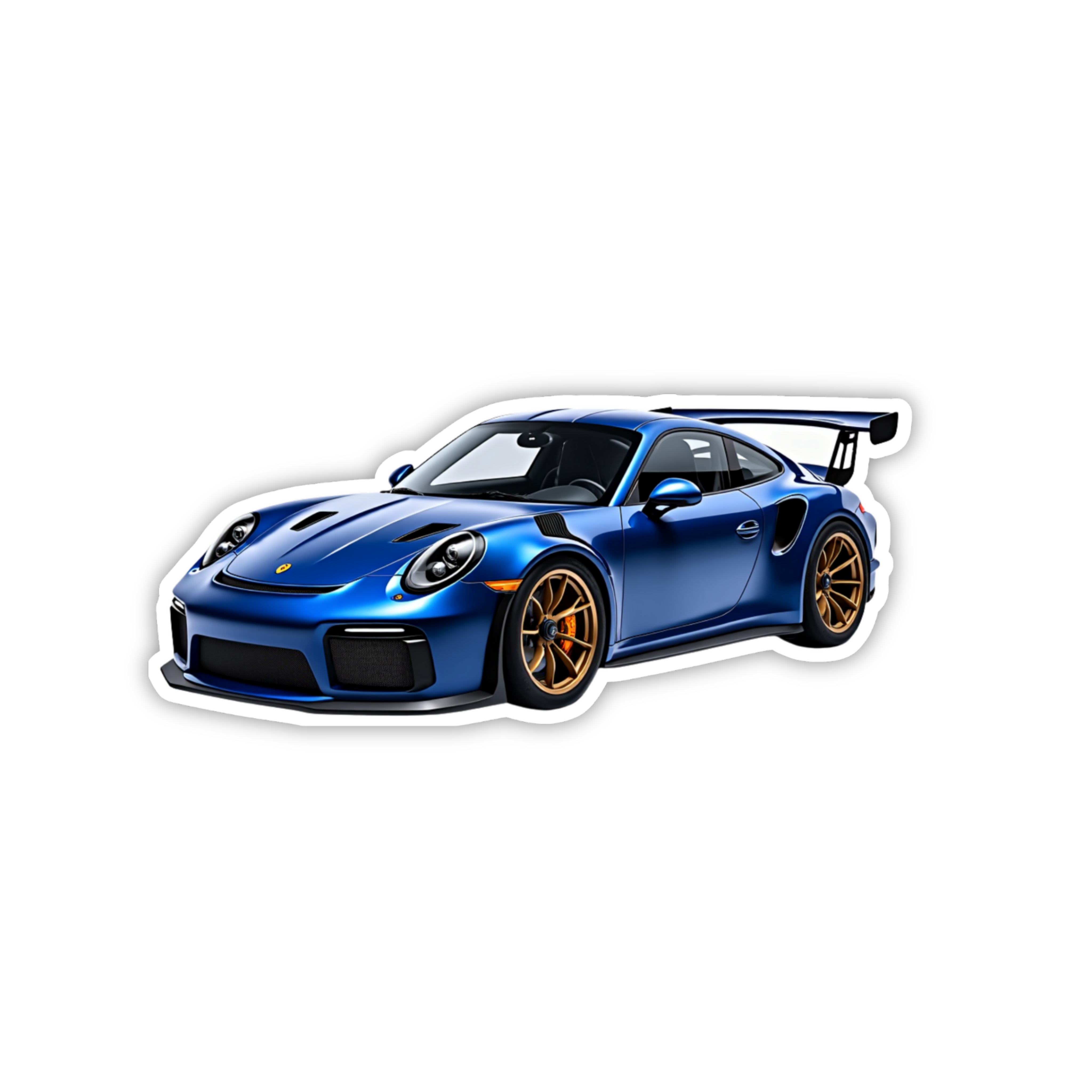 Hot Wheels Supercar Design #15 Premium Car Sticker